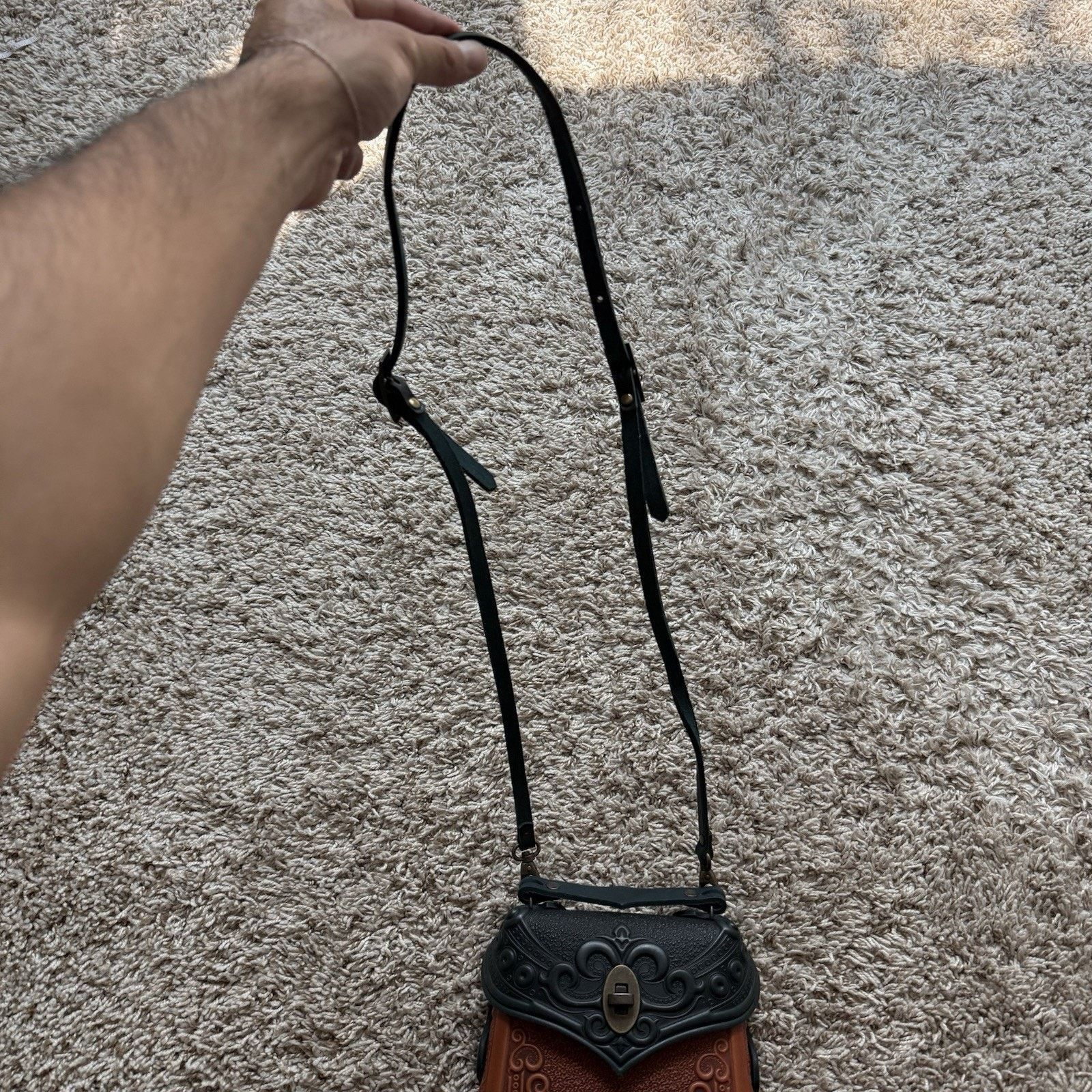 Other $125 Lymar Leather Crossbody Purse Bag Shoulder Strap Mini Size ONE SIZE - 9 Thumbnail