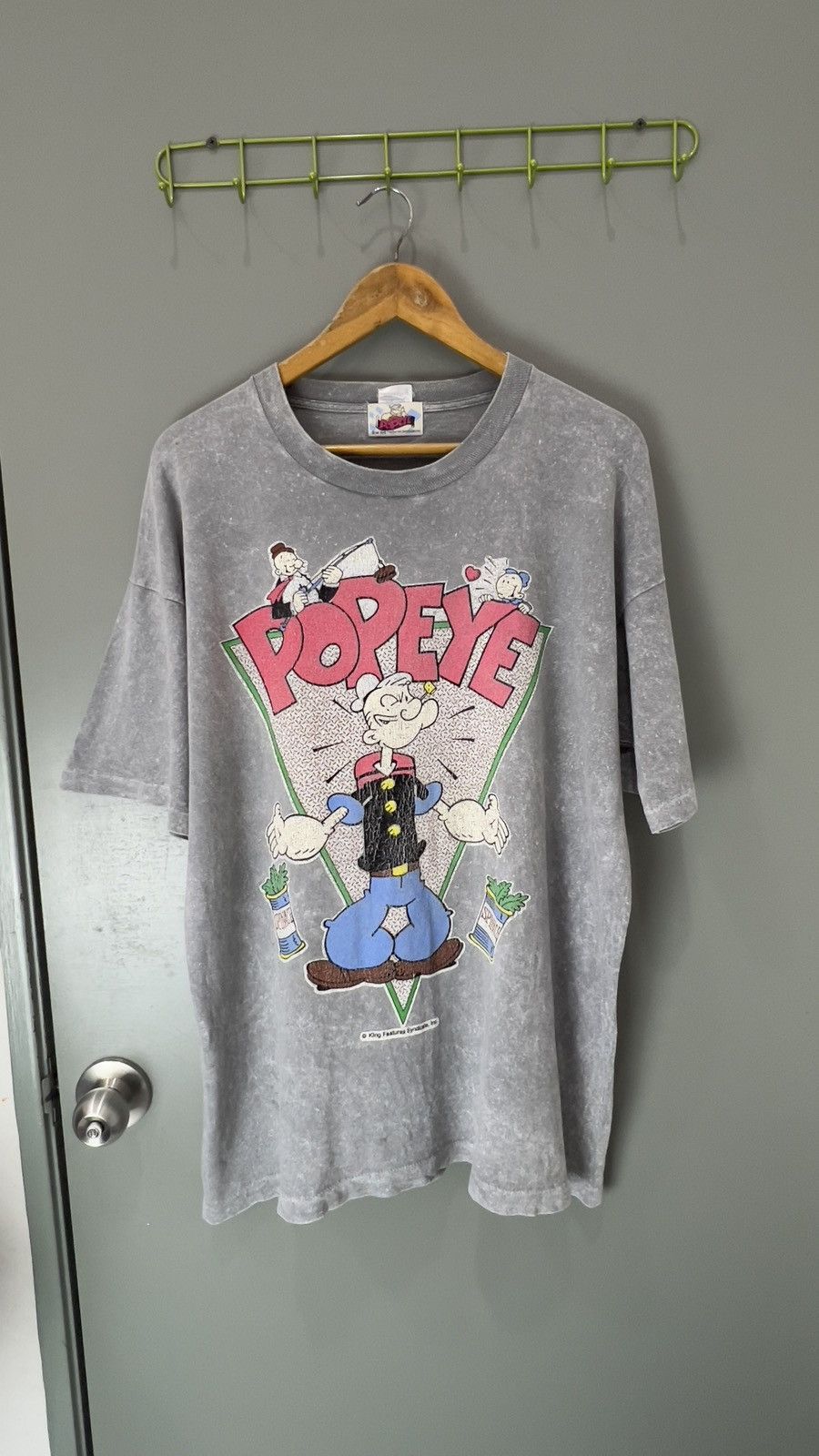 Cartoon Network Popeye Vintage Very Nice Design Size US XL / EU 56 / 4 - 2 Thumbnail