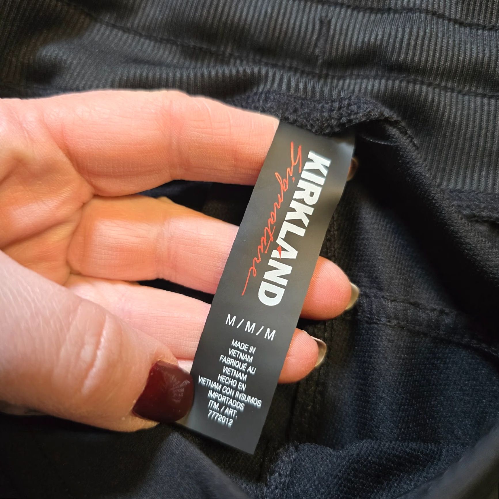 Vintage Kirkland Signature Womens Pants Jogger Black Medium Ruched Pull On Athletic Lounge Tapered Size 32" / US 10 / IT 46 - 4 Thumbnail