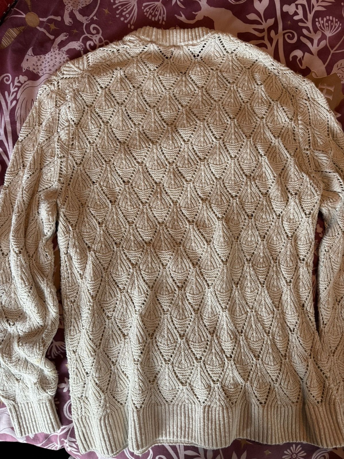 Abercrombie & Fitch Men’s Abercrombie and Fitch white sweater Size US M / EU 48-50 / 2 - 2 Thumbnail