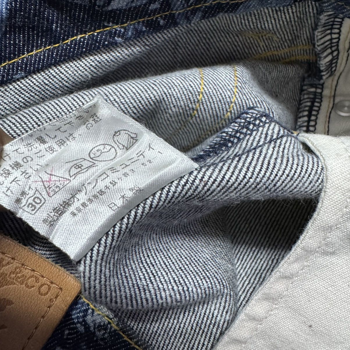 Hysteric Glamour OZONE COMMUNITY Motorcycle Print Denim Flare Jeans Size US 28 / EU 44 - 22 Thumbnail