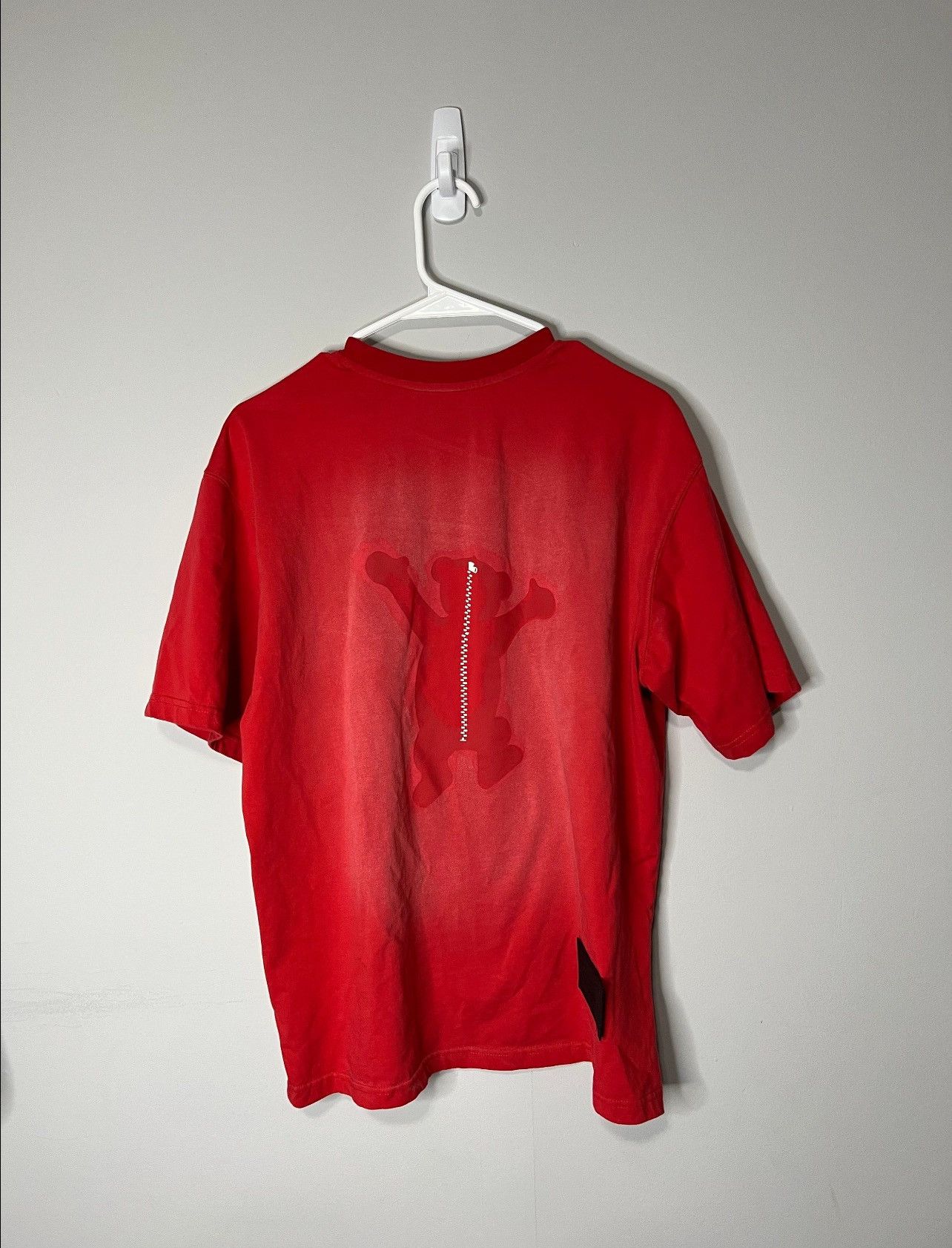 image of We11Done - Bear Tee in Red, Men's (Size XS)