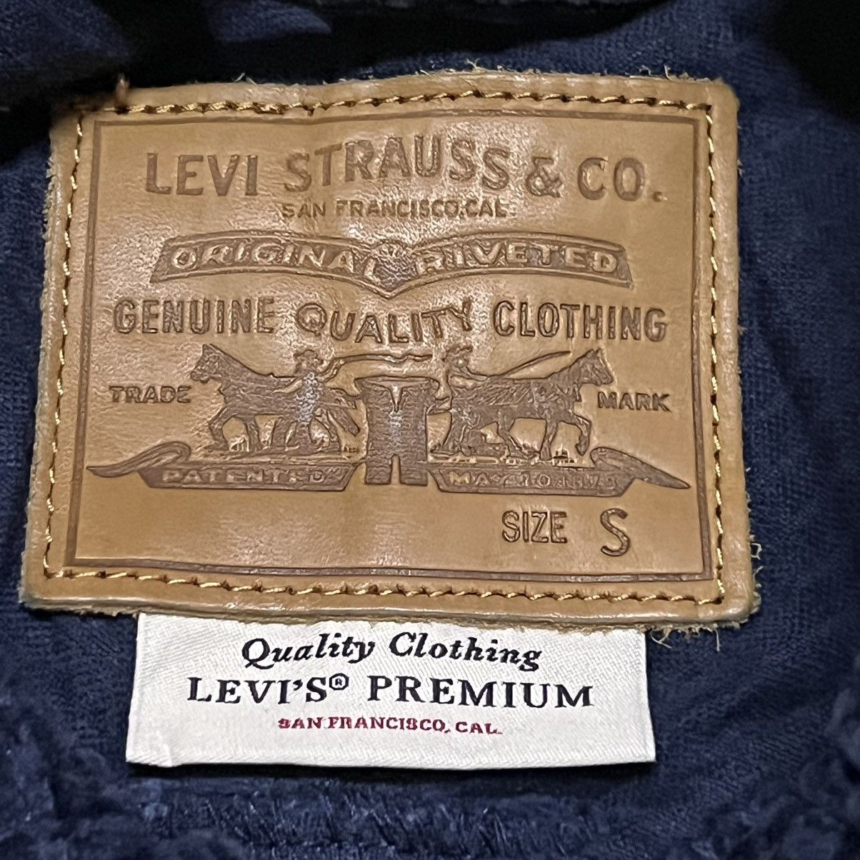 Levi's Levis Big E Corduroy Crop Top Jacket Size S / US 4 / IT 40 - 7 Thumbnail