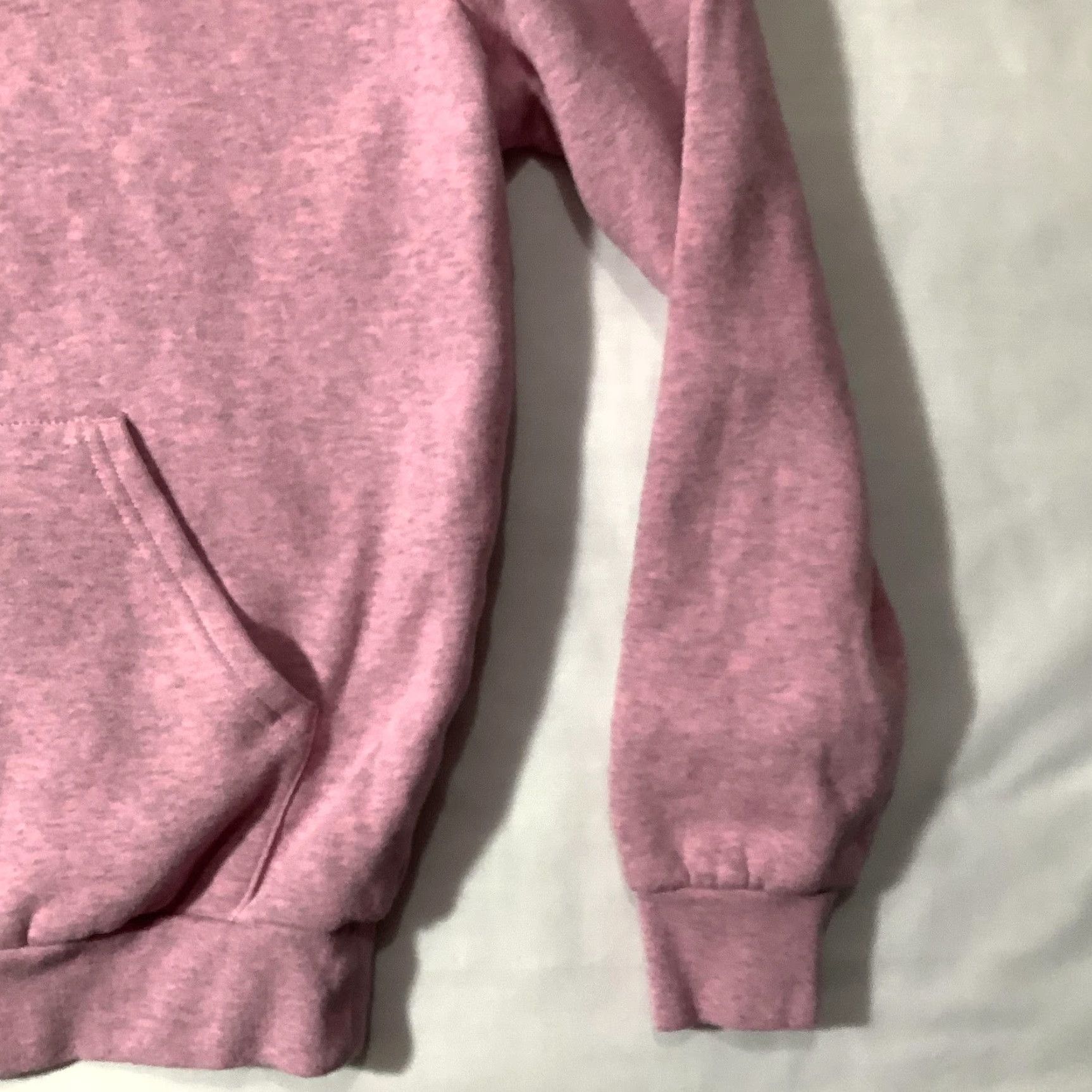 American Apparel American Apparel Hoodie Sweatshirt Womens Large Peppered Pink Pullover Fleece Size L / US 10 / IT 46 - 4 Thumbnail