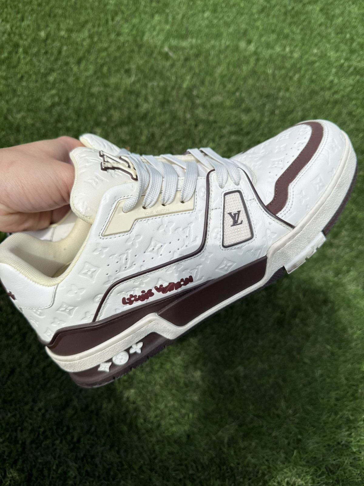 Louis Vuitton × Tyler The Creator Louis Vuitton X Tyler the Creator LV Trainer Size US 8 / EU 41 - 10 Thumbnail