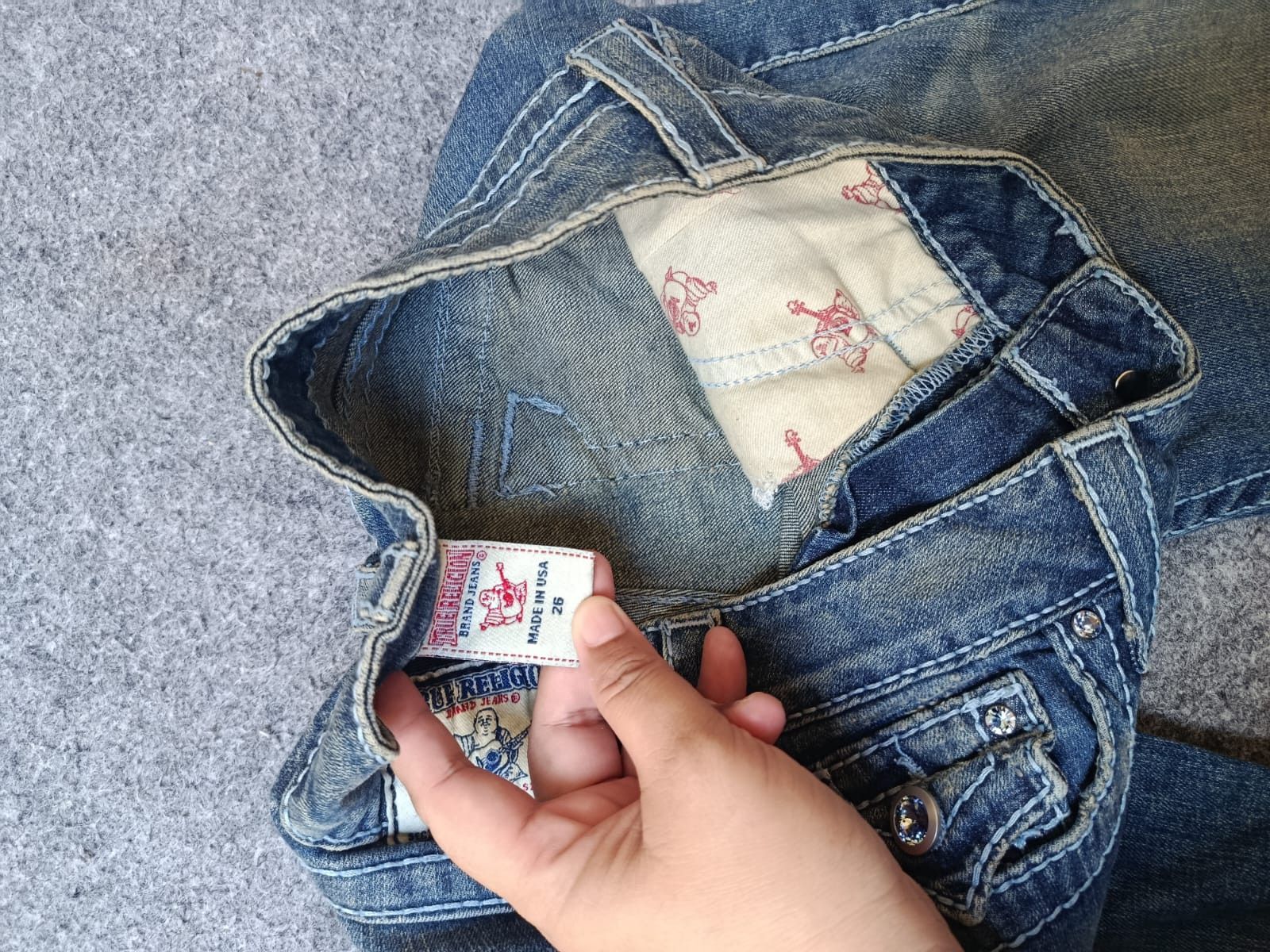 True Religion TRUE RELIGIONS SECTION SKINNY Size 26" / US 2 / IT 38 - 4 Thumbnail