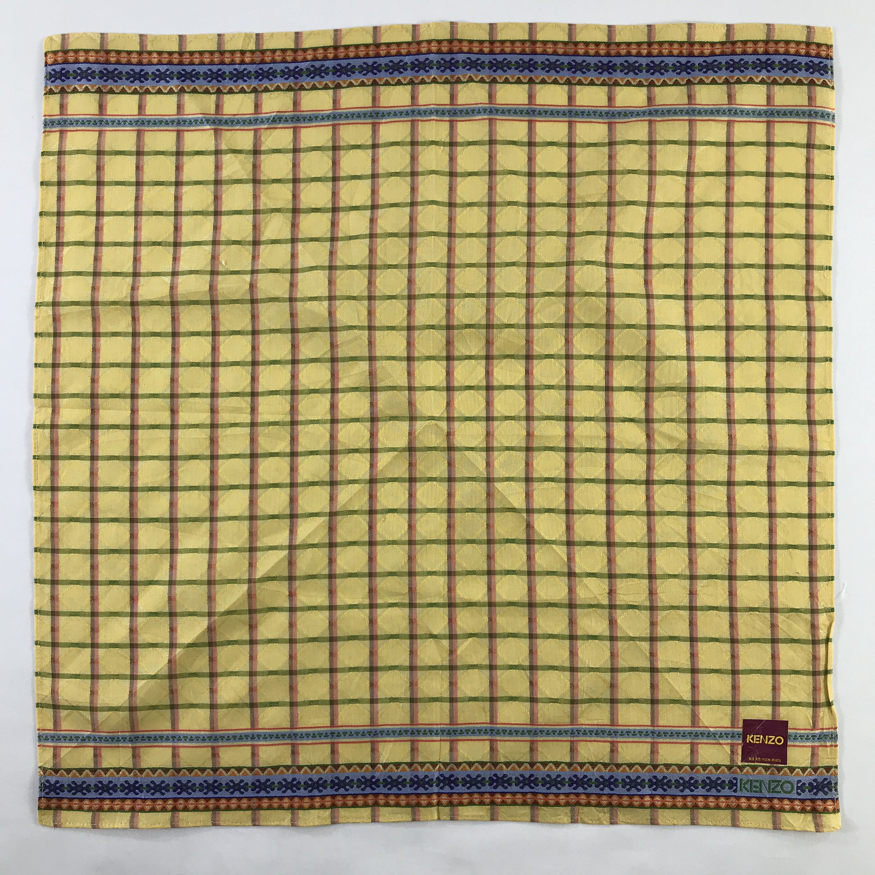 Kenzo × Vintage Kenzo Bandana / Handkerchief / Neckerchief - S504 Size ONE SIZE - 1 Thumbnail