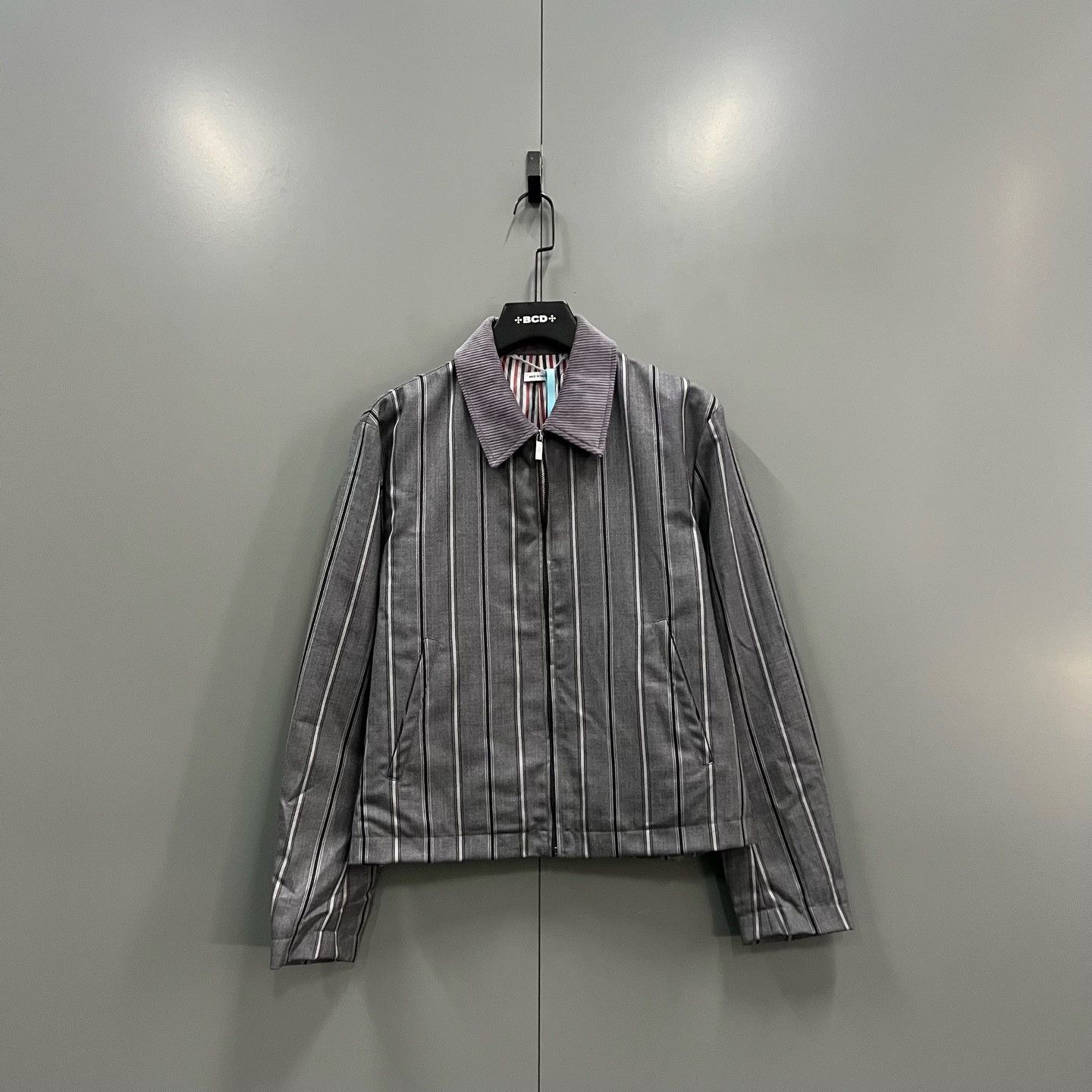 Thom Browne Thom Browne Striped Brown Light Jacket xxs Men Size US XXS / EU 40 - 1 Thumbnail