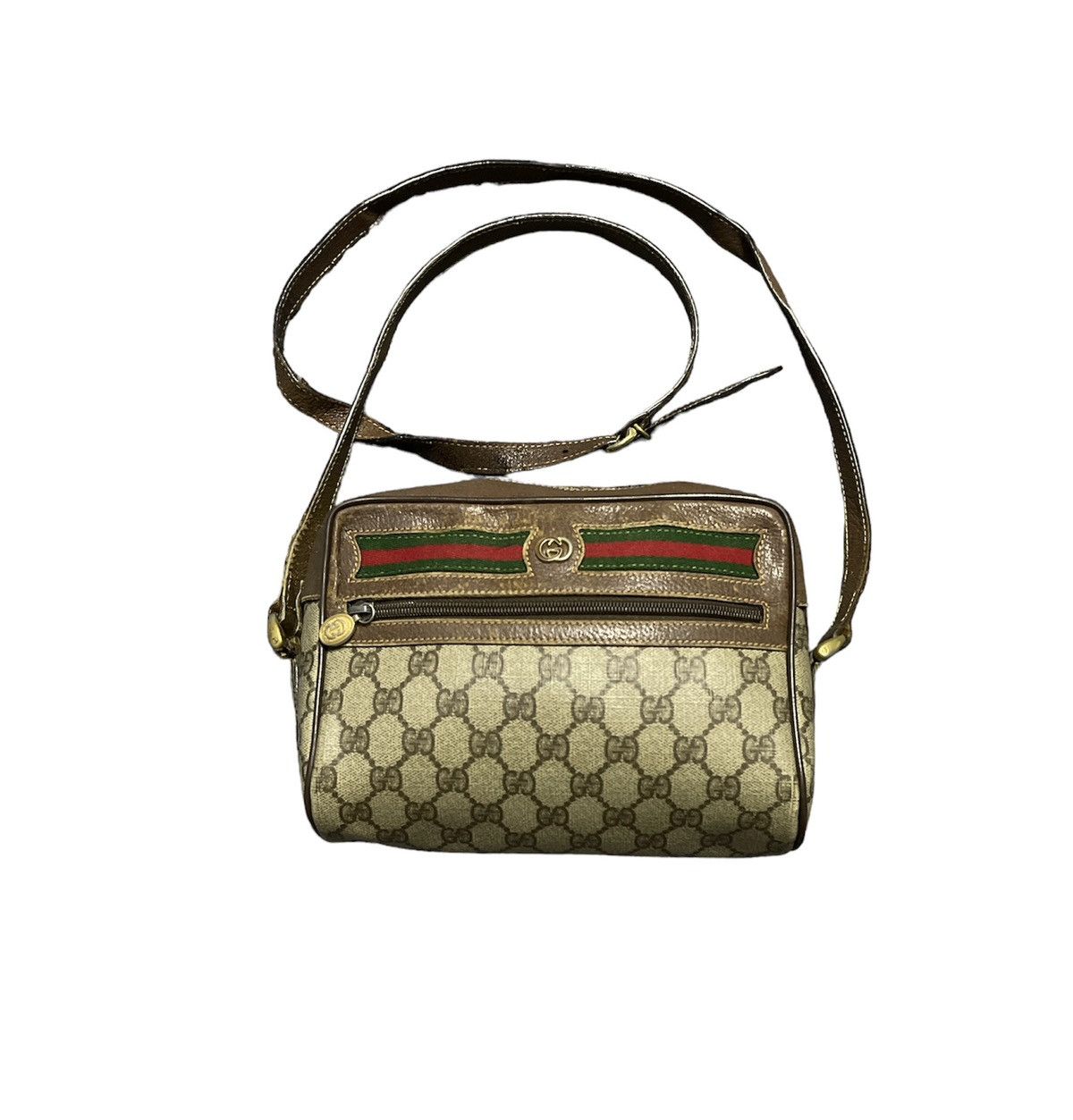 Gucci × Vintage Vintage Gucci Sling Bag Monogram Size ONE SIZE - 1 Thumbnail
