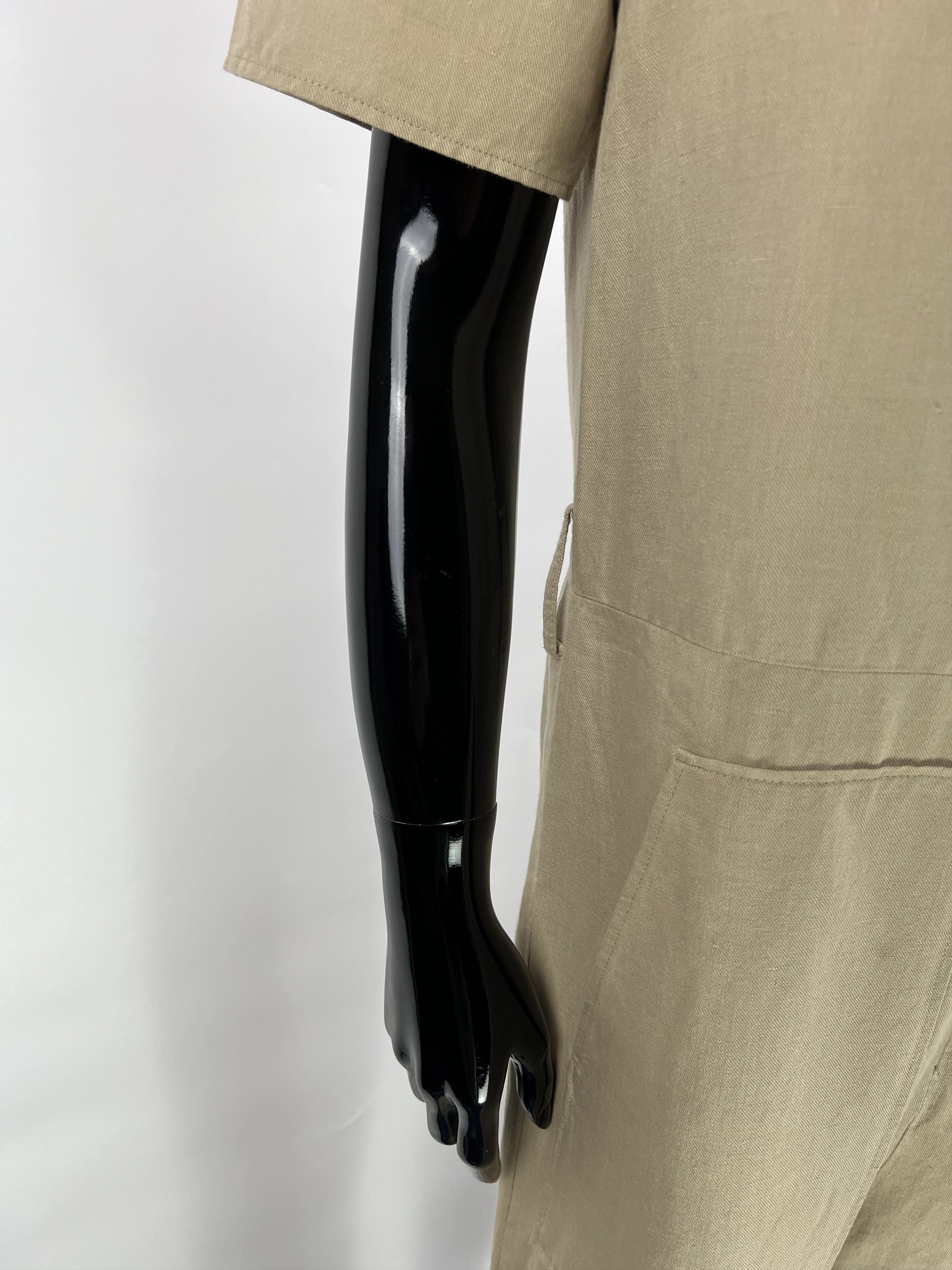 Cos COS Women's Beige Linen Cotton Jumpsuit Size EUR34/XS Size 26" / US 2 / IT 38 - 8 Thumbnail