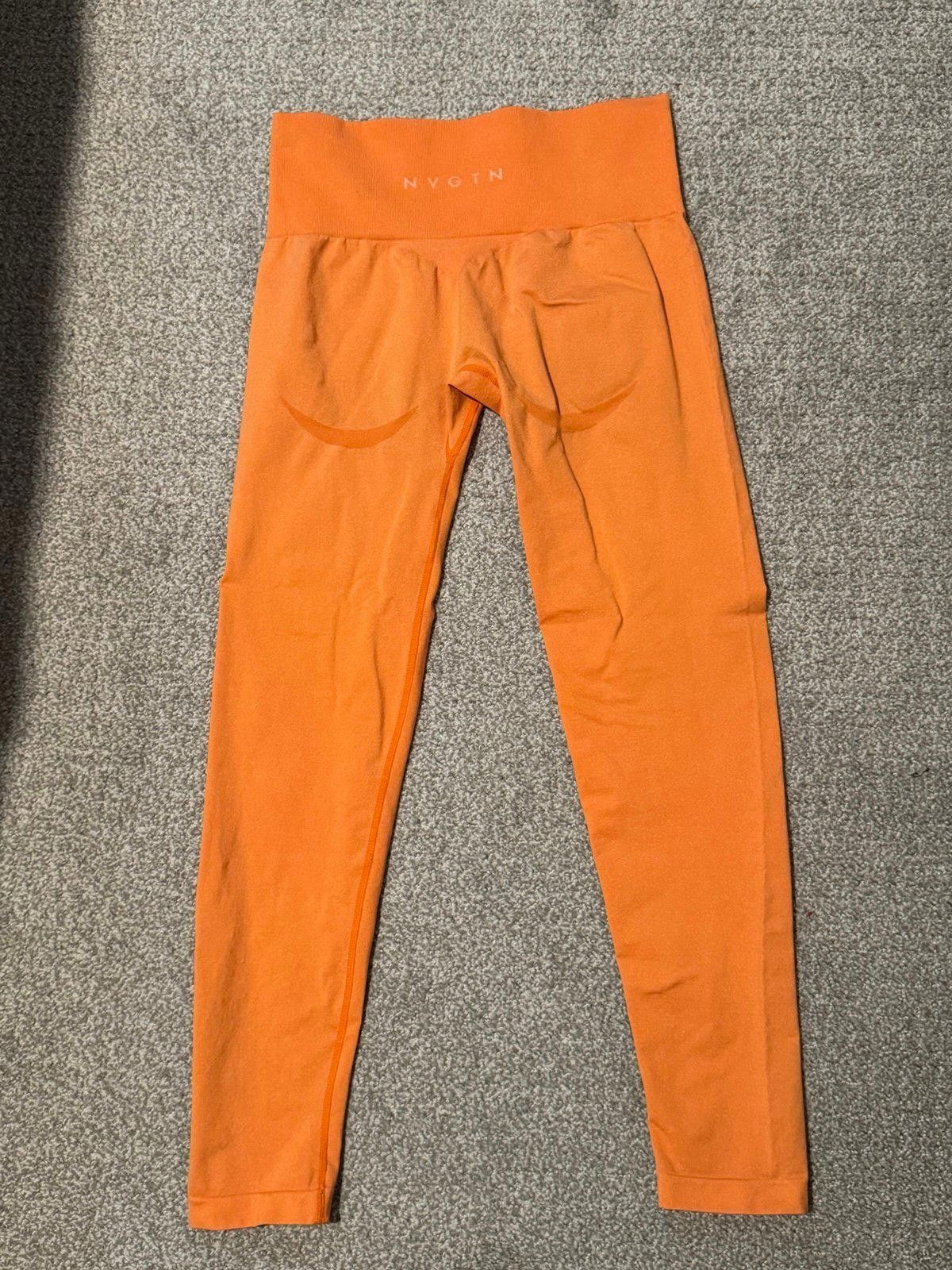 Designer NVGTN Burnt Orange Curve Seamless Leggings women’s size M Size 32" / US 10 / IT 46 - 3 Thumbnail