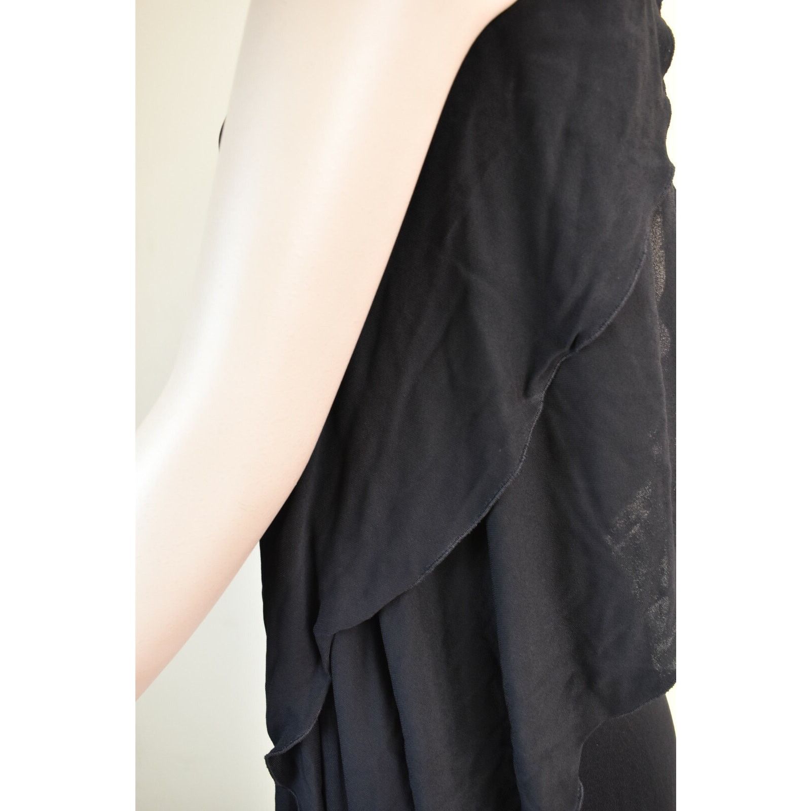 Chanel NEW CHANEL BLACK VISCOSE SLEEVELESS EVENING DRESS 36 FR $2K Size S / US 4 / IT 40 - 9 Thumbnail