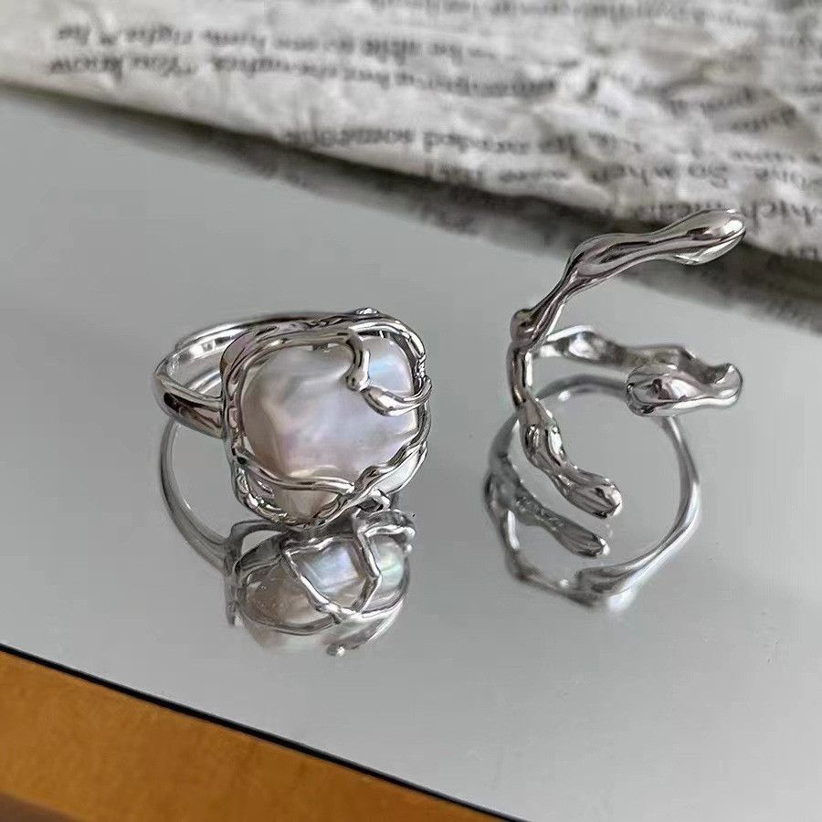 Jewelry New Design Jewelry Rings Open Size Chrome Ring (Size 7-13) Size ONE SIZE - 2 Thumbnail