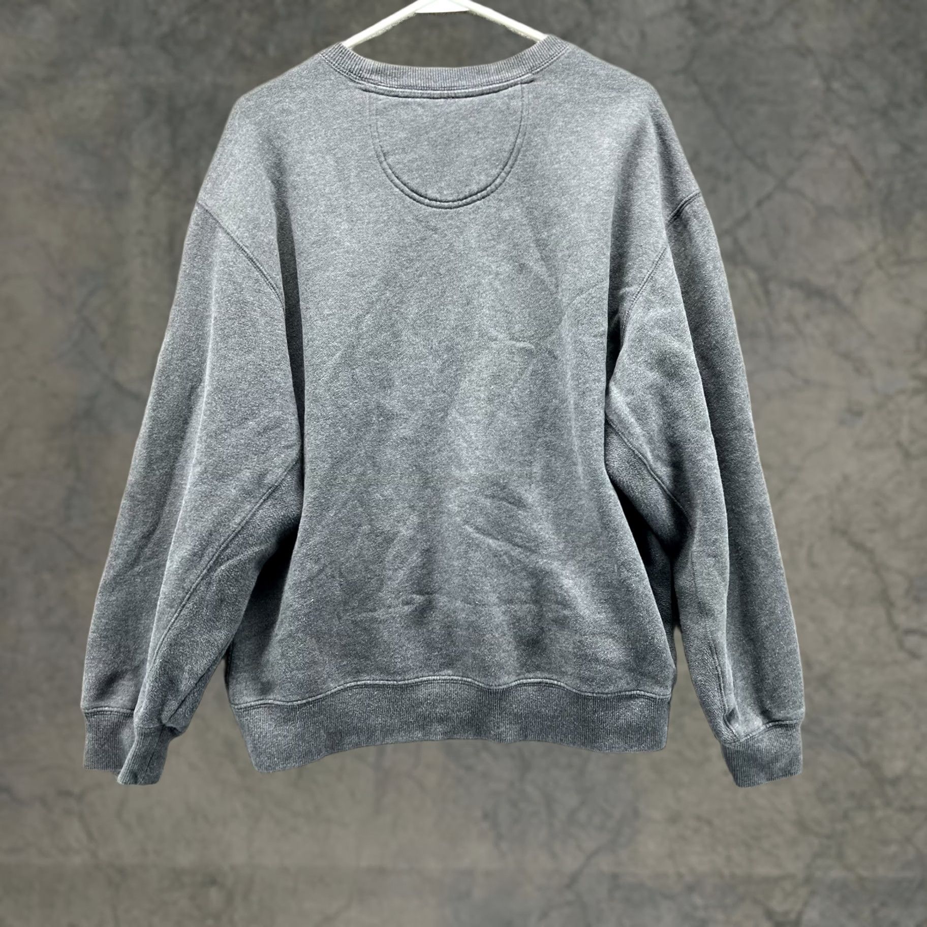 Izod IZOD Sweater Men Large Adult Gray Crewneck Pullover Fleece Casual Cotton vtg Size US L / EU 52-54 / 3 - 1 Thumbnail