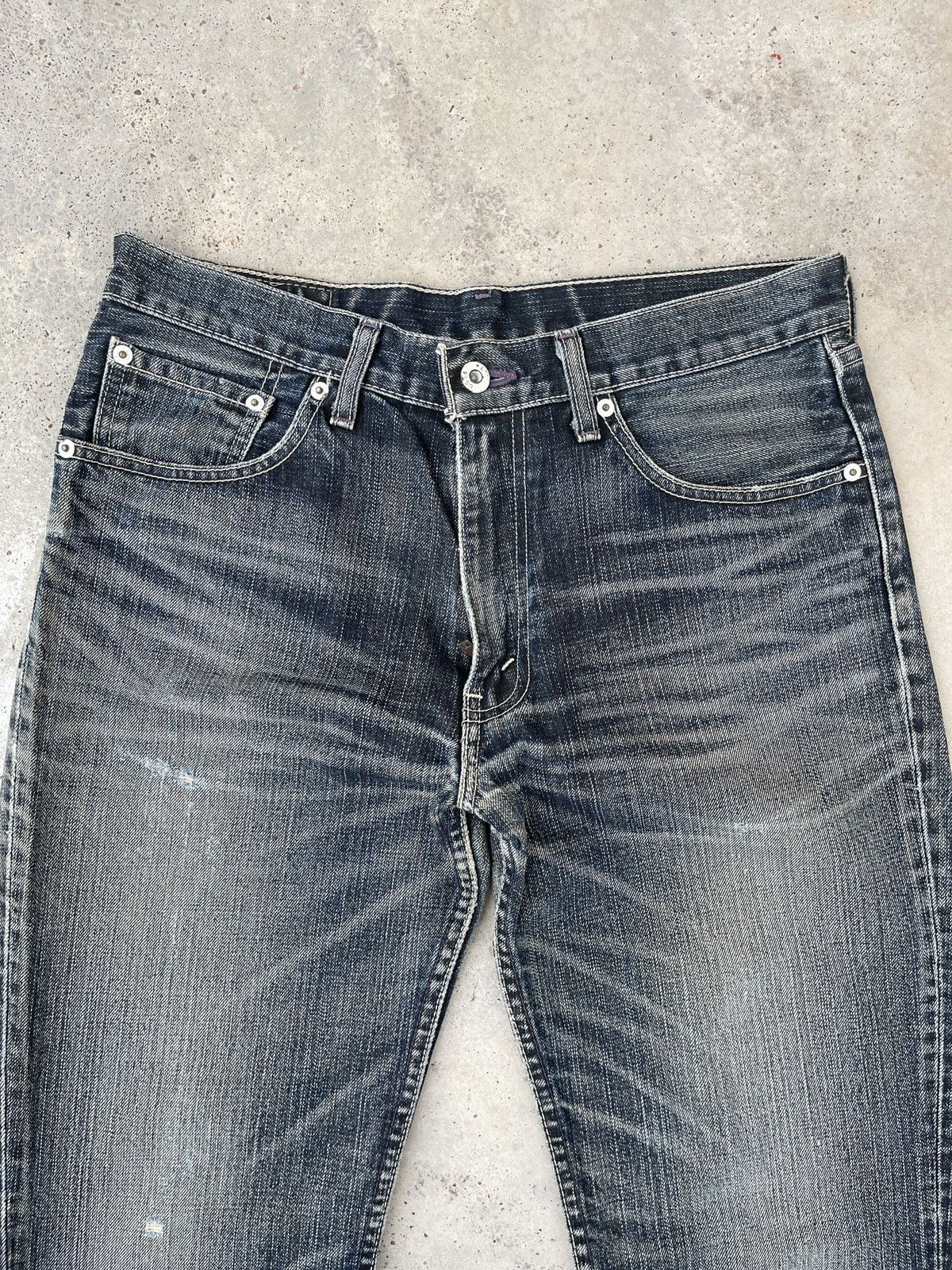 Levi's × Levi's Vintage Clothing × Vintage Levi’s 507 Vintage Y2K Faded Blue Denim Jeans Size US 32 / EU 48 - 2 Thumbnail