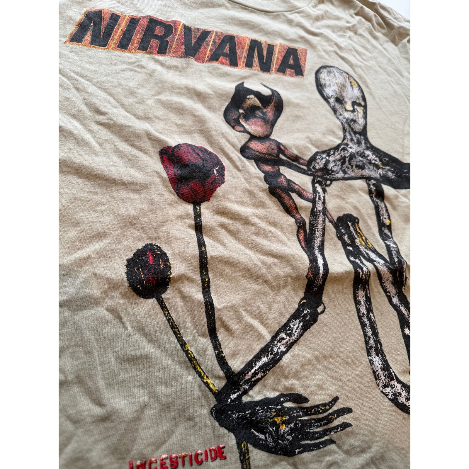 Nirvana Nirvana “Incesticide” T shirt 1993 size Large Size US L / EU 52-54 / 3 - 3 Thumbnail