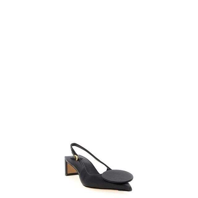 Jacquemus JACQUEMUS The Duelo Black 40mm Slingback Pumps New & Authent Size US 7 / IT 37 - 3 Thumbnail