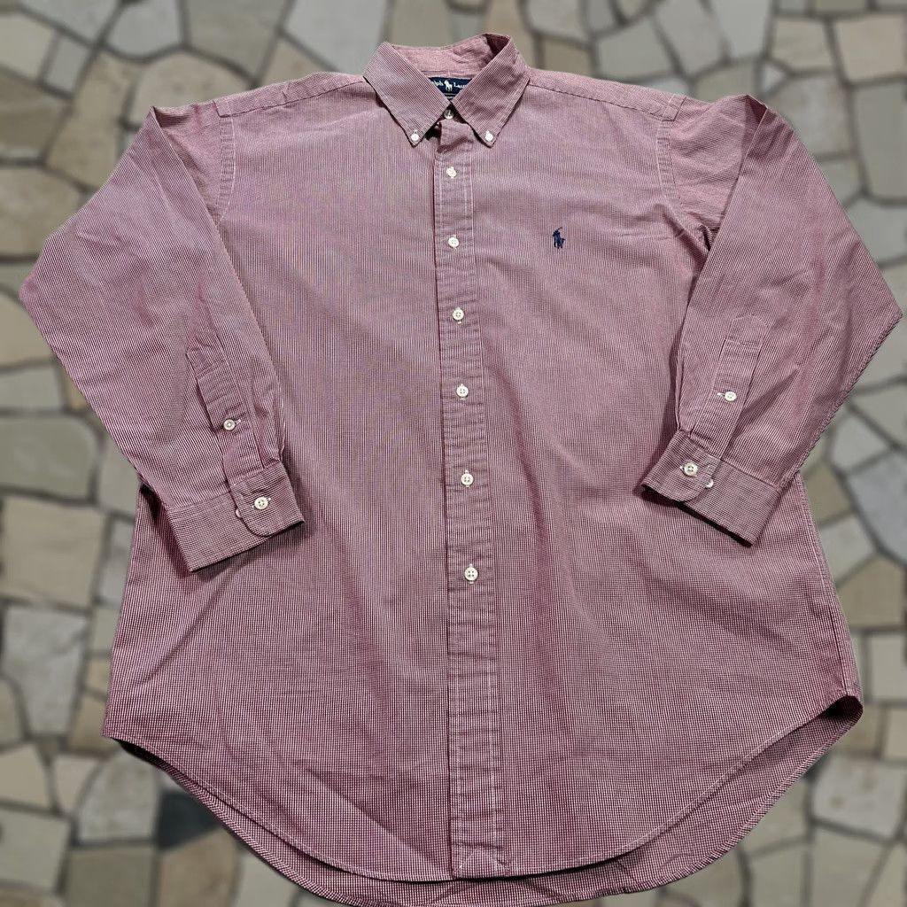 Ralph Lauren Ralph Lauren Yarmouth Shirt Mens M Red Check Long Sleeve Button-Down Cotton Polo Pony Embroidered Size US M / EU 48-50 / 2 - 1 Thumbnail