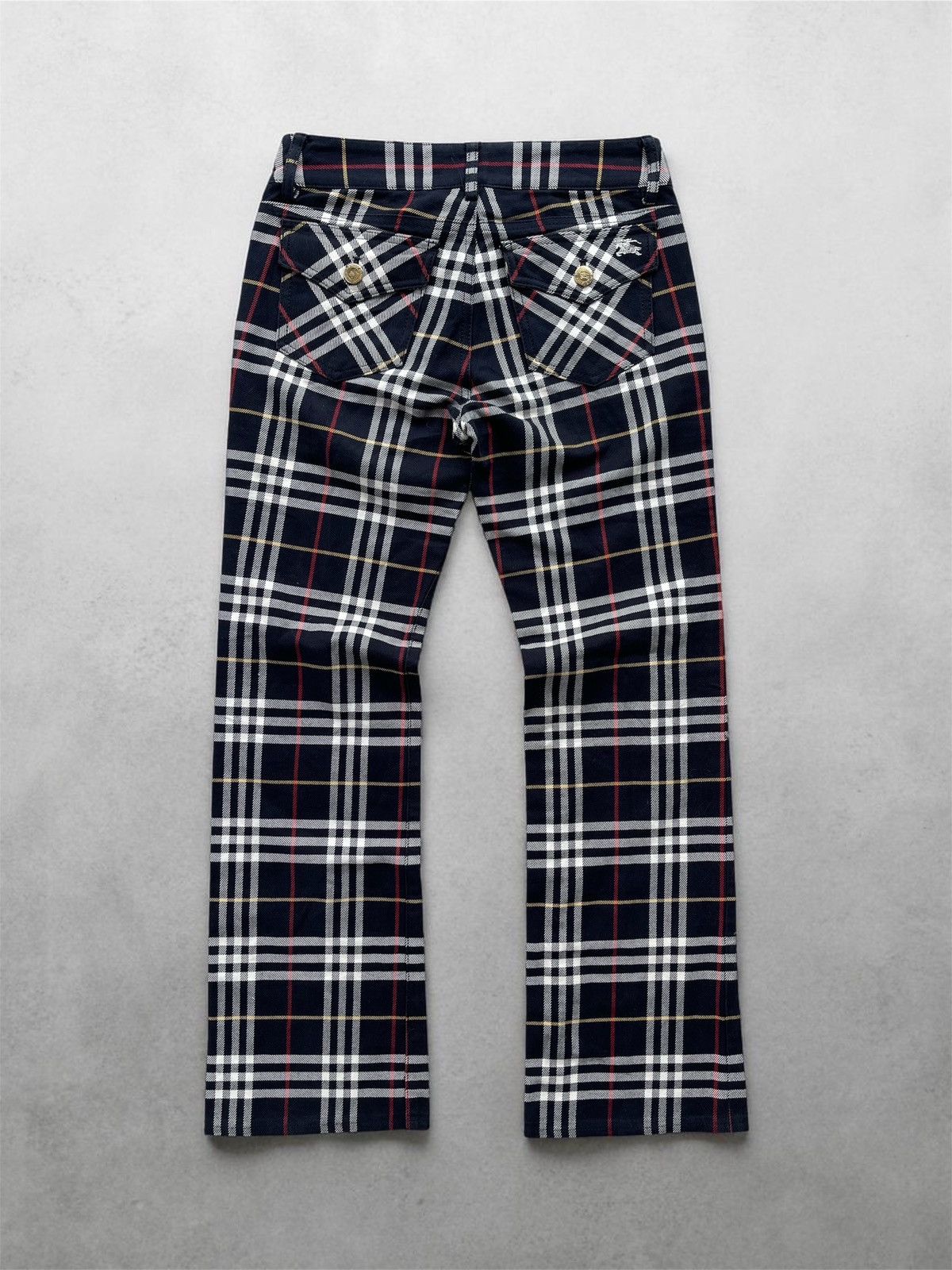 Burberry BURBERRY LONDON BLUE LABEL NOVA CHECK JEANS/PANTS Size 28" / US 6 / IT 42 - 2 Thumbnail