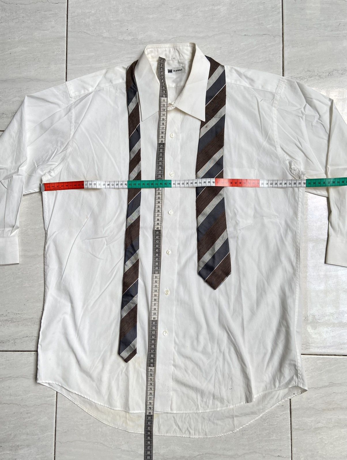Issey Miyake Issey Miyake IM Product White 3/4 Sleeve Shirt Tie Size US L / EU 52-54 / 3 - 7 Thumbnail