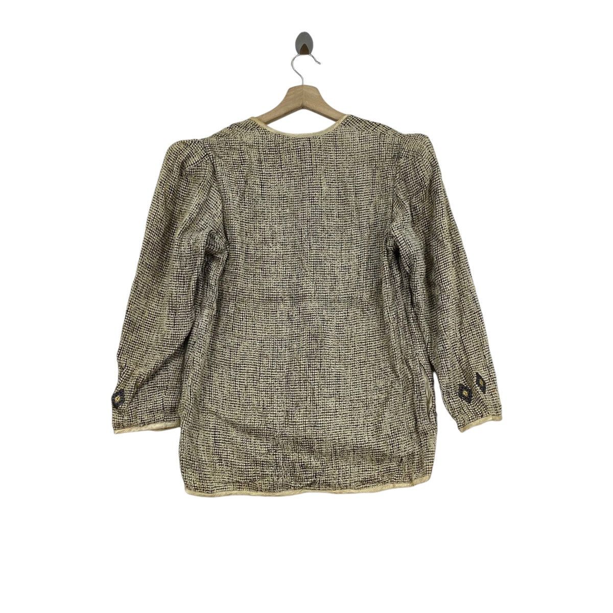 Annikki Karvinen Vintage ANNIKKI KARVINEN Handmade Finland Button Up Tweed Size S / US 4 / IT 40 - 3 Thumbnail