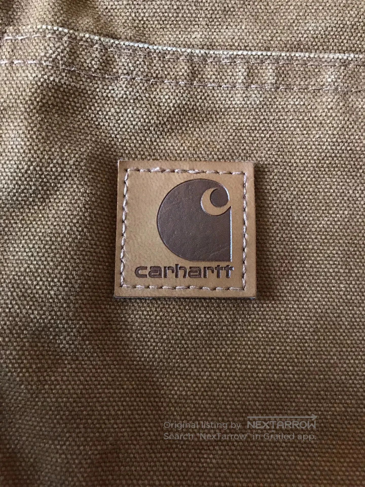 Carhartt Carhartt J130 Brown XL Washed Canvas Jacket. Size US XL / EU 56 / 4 - 6 Thumbnail