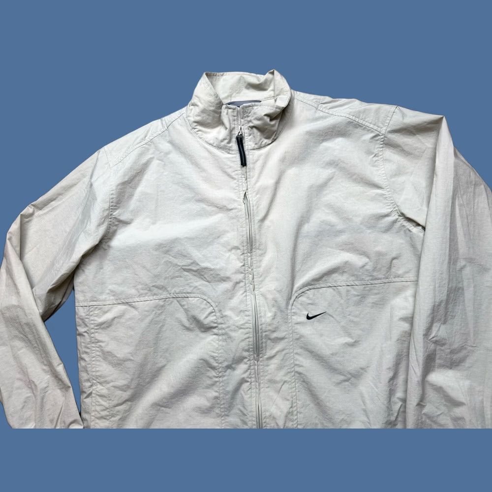 Nike VINTAGE Nike Track Jacket Mens 2XL Gray Full Zip Swoosh Grey Tag 90s Sports Size US XXL / EU 58 / 5 - 1 Thumbnail