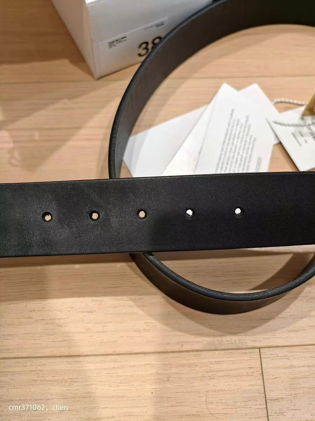 Visvim VISVIM 24AW PLAIN BELT 40MM Blk w38 Horween Leather Size ONE SIZE - 6 Thumbnail