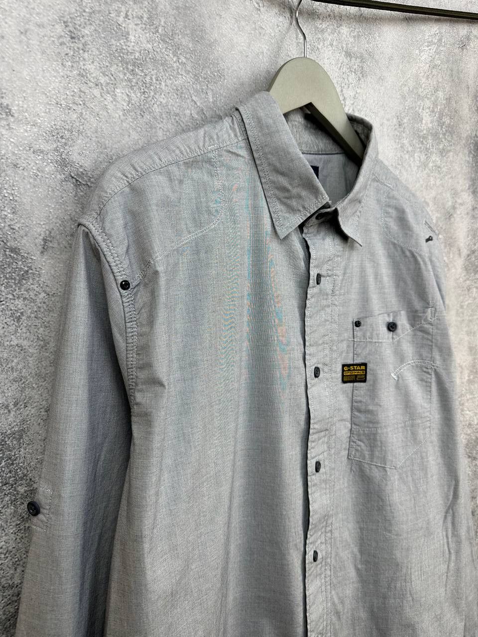 G-Star G-Star RAW Radar Zip Shirt Utility Button Up Cotton Stretch Size US XXL / EU 58 / 5 - 3 Thumbnail