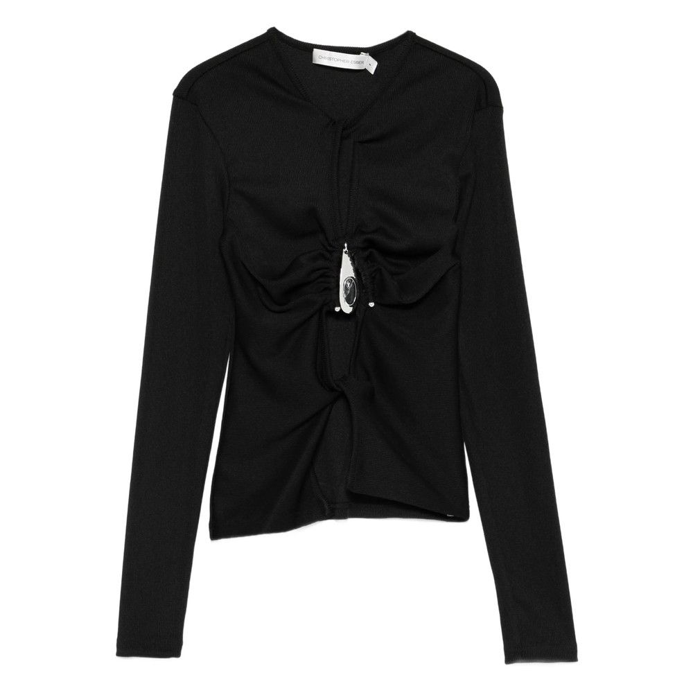 Christopher Esber Christopher Esber BLACK Tops - T-shirts & Jerseys Size M / US 6-8 / IT 42-44 - 1 Thumbnail