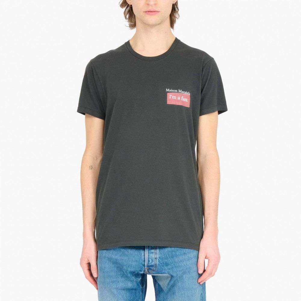 Maison Margiela o1w1db10526 Logo Patch T-Shirt in Charcoal Size US S / EU 44-46 / 1 - 2 Thumbnail