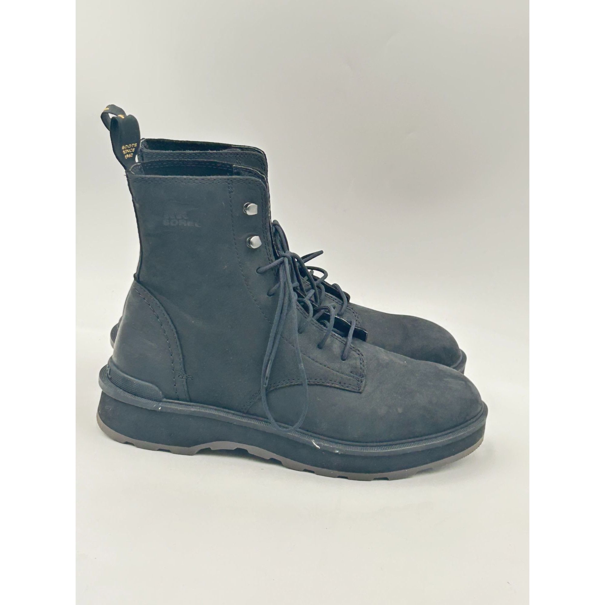 Other Sorel Hi-Line Lace Boots Women’s 10 Black Waterproof Leather Size US 10 / IT 40 - 1 Thumbnail