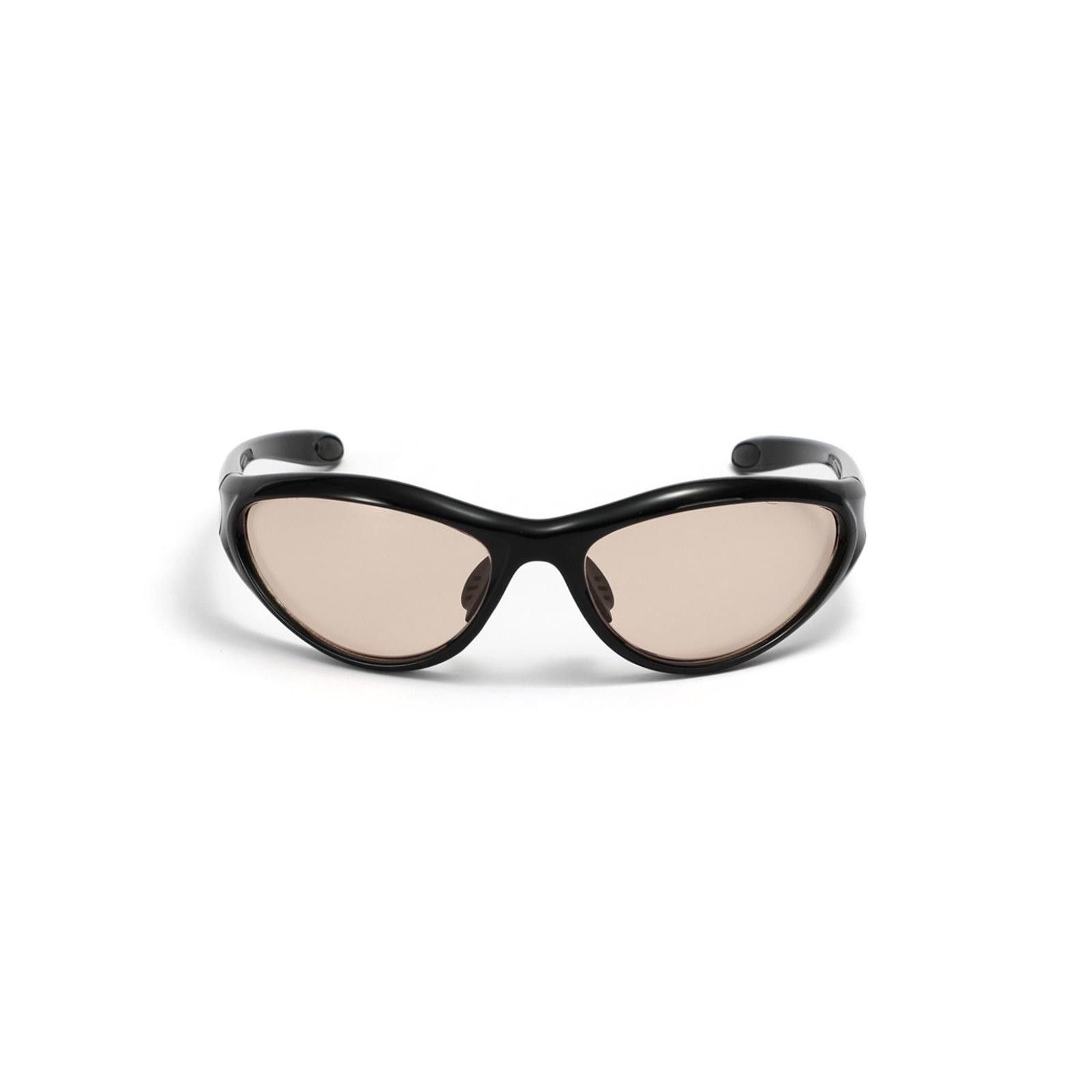 Other Rare Vtg Y2k Avant Garde Cat Eye Black Sunglasses Unisex OS Size ONE SIZE - 2 Thumbnail