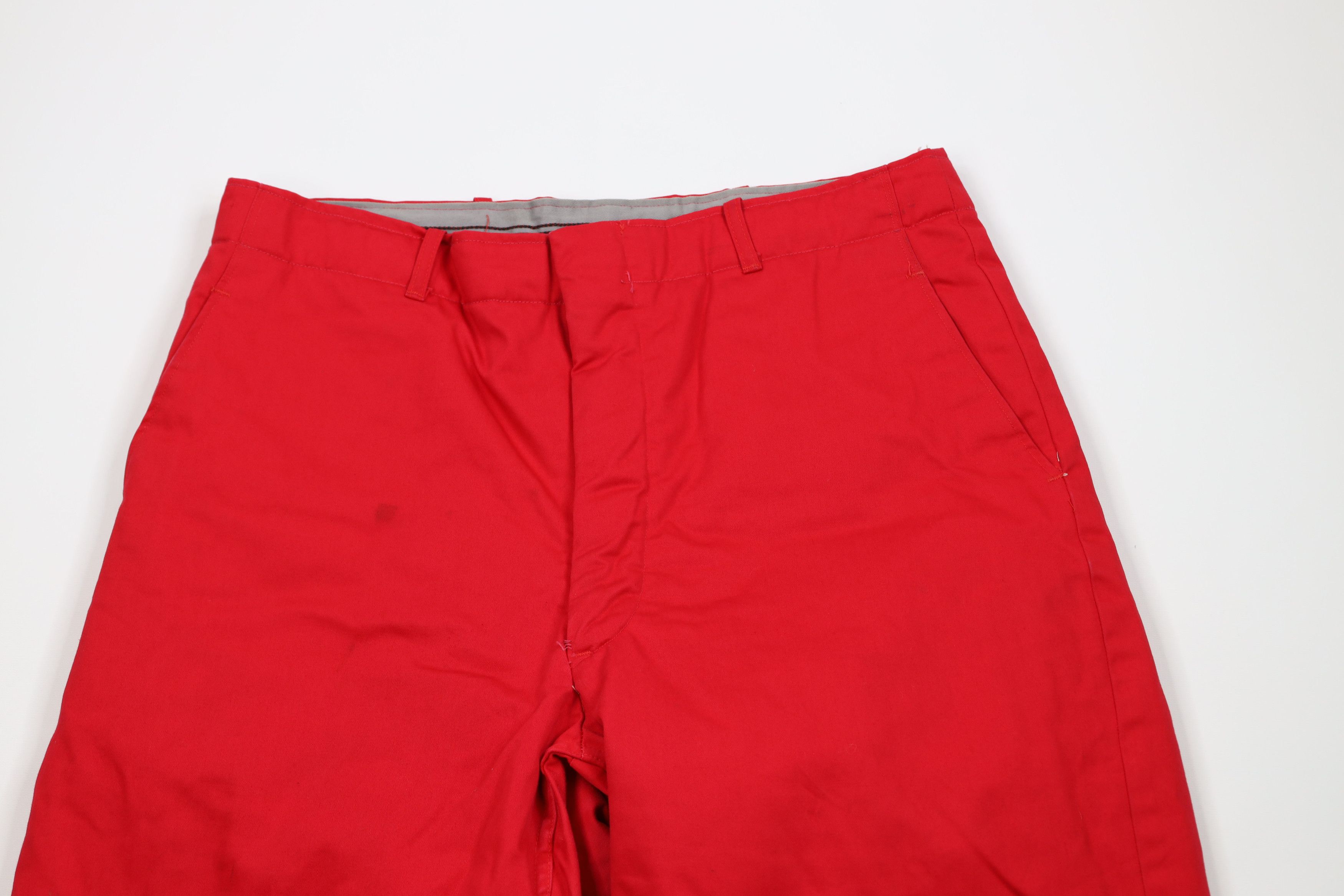 Vintage Vintage 60s 70s Quilted Snow Pants Joggers Red USA Size US 38 / EU 54 - 2 Thumbnail