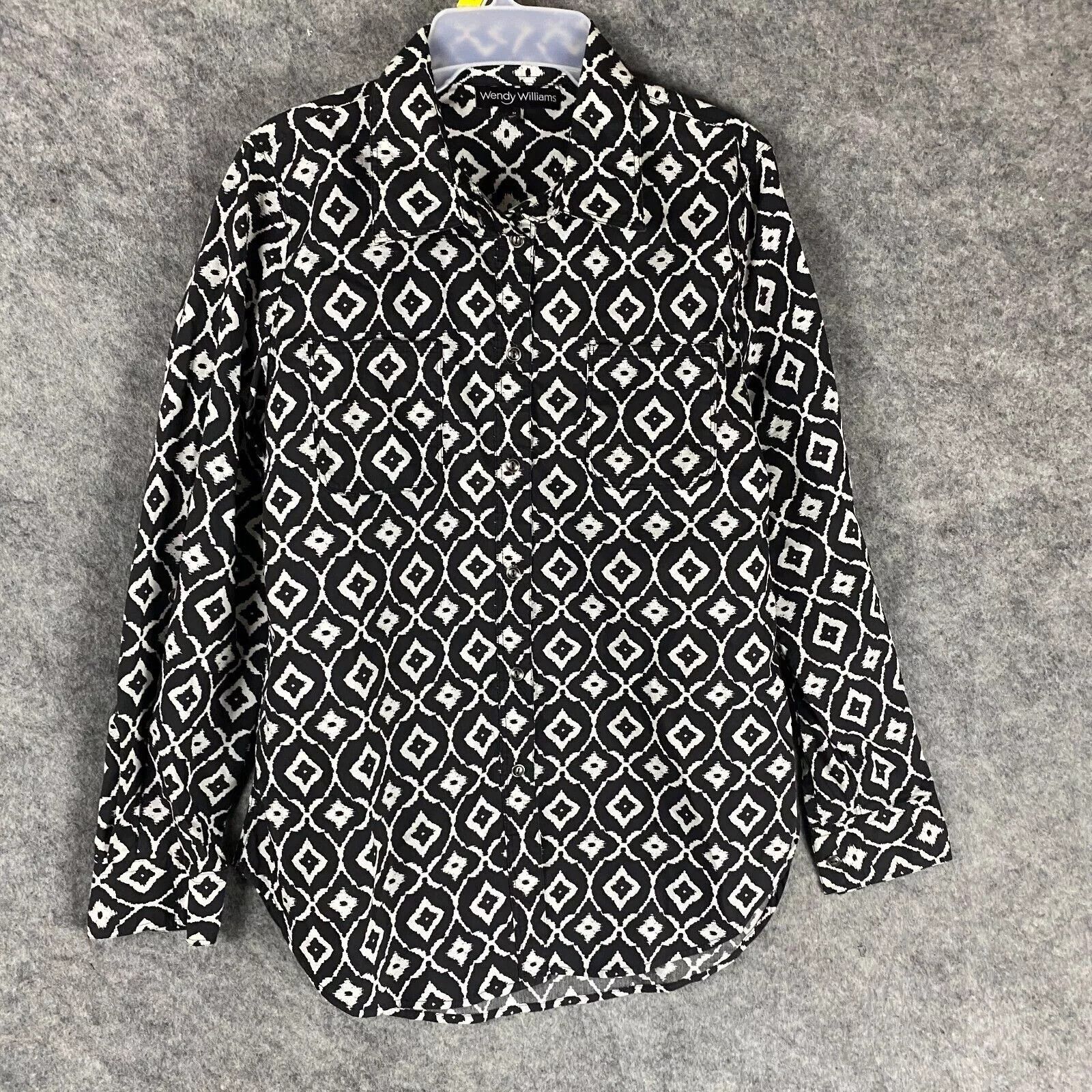 Other Wendy Williams Long Sleeve Button Up Top Medium Women's M Size M / US 6-8 / IT 42-44 - 1 Thumbnail
