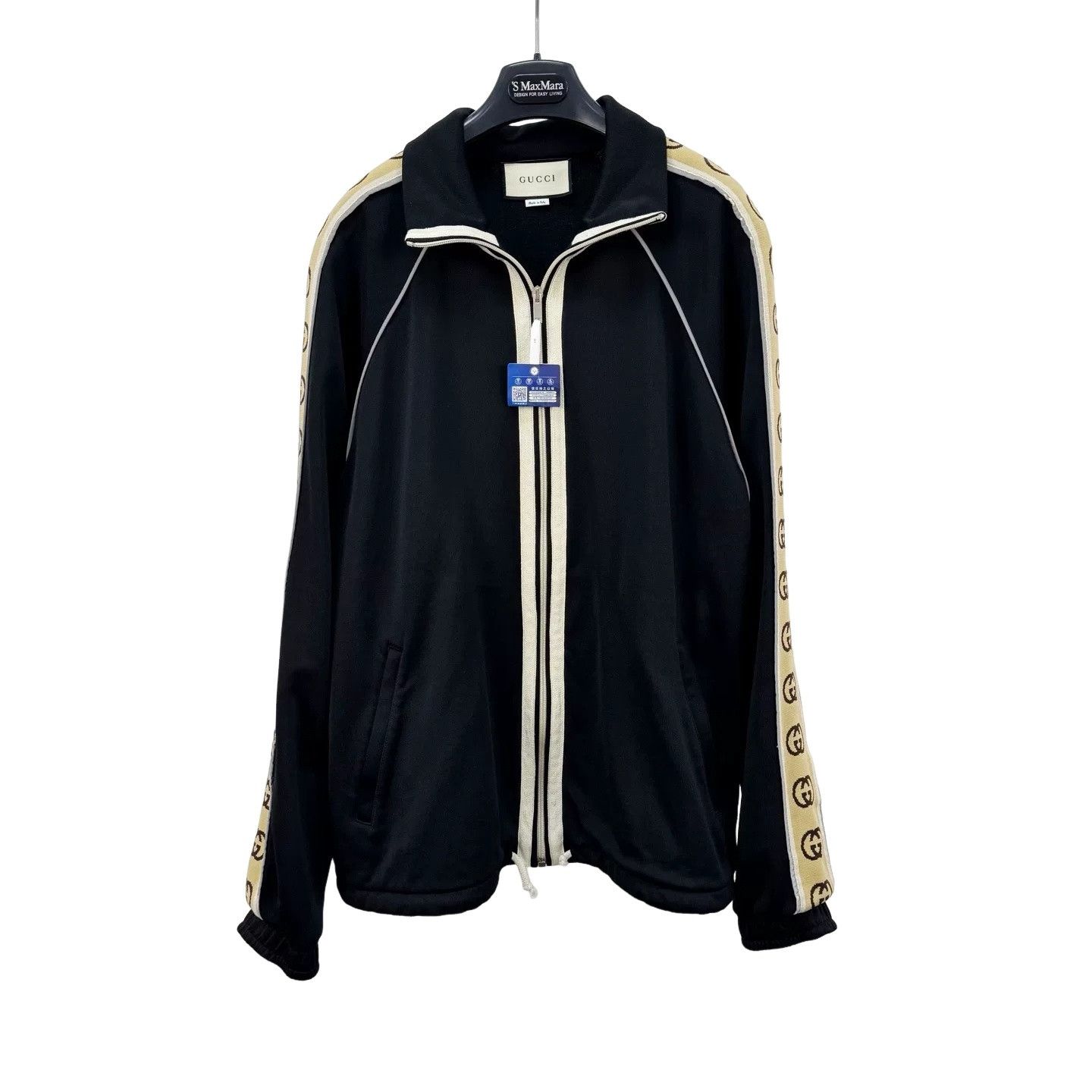 Gucci Gucci GG Reflective Logo Tape Track Jacket Size M Size US M / EU 48-50 / 2 - 1 Thumbnail