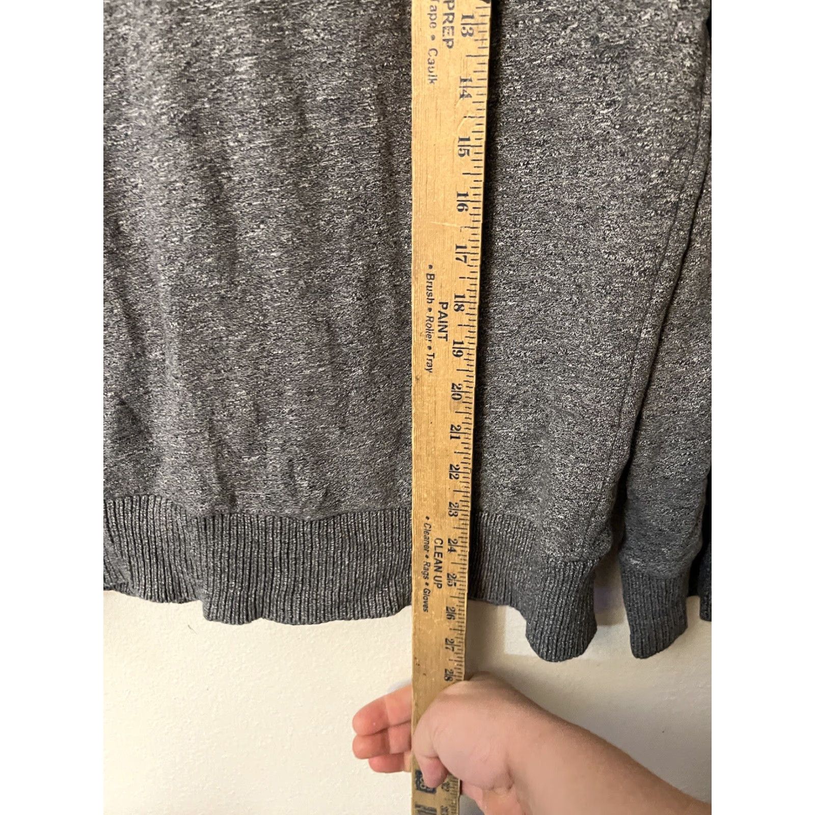 H&M HM Cardigan Sweater Gray Button Front Size Large Pockets Shawl Casual Men Knit Cotton Polyester Size US L / EU 52-54 / 3 - 5 Thumbnail