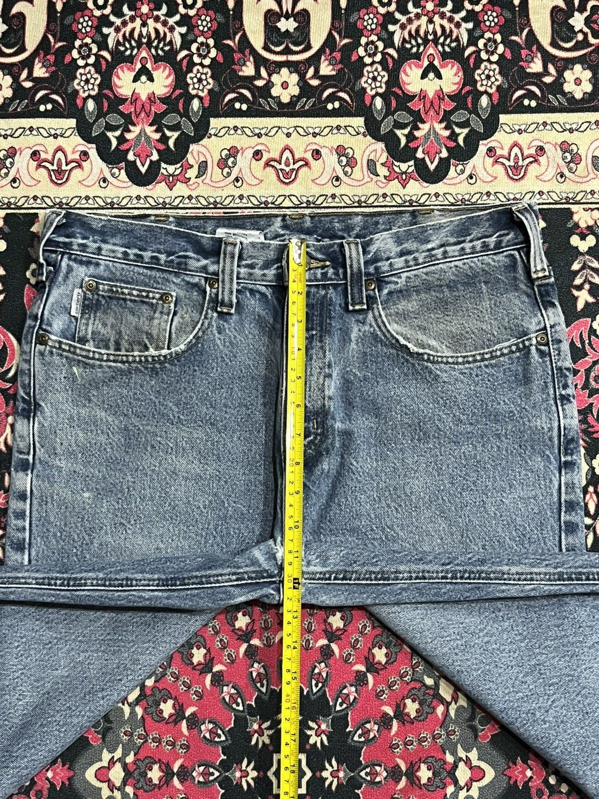 Carhartt Vintage Carhartt Classic Light Blue Relaxed Fit Jeans Size US 34 / EU 50 - 15 Thumbnail