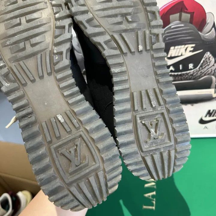 Louis Vuitton Louis Vuitton Low-Top Casual Sneakers in Black Green -2508 Size US 9.5 / EU 42-43 - 7 Thumbnail