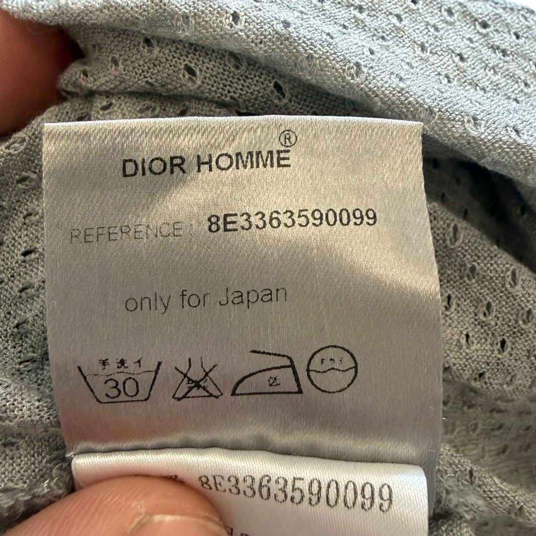 Dior Dior Homme Spring 2008 Perforated Raglan Short-Sleeve Shirt Size US M / EU 48-50 / 2 - 4 Thumbnail
