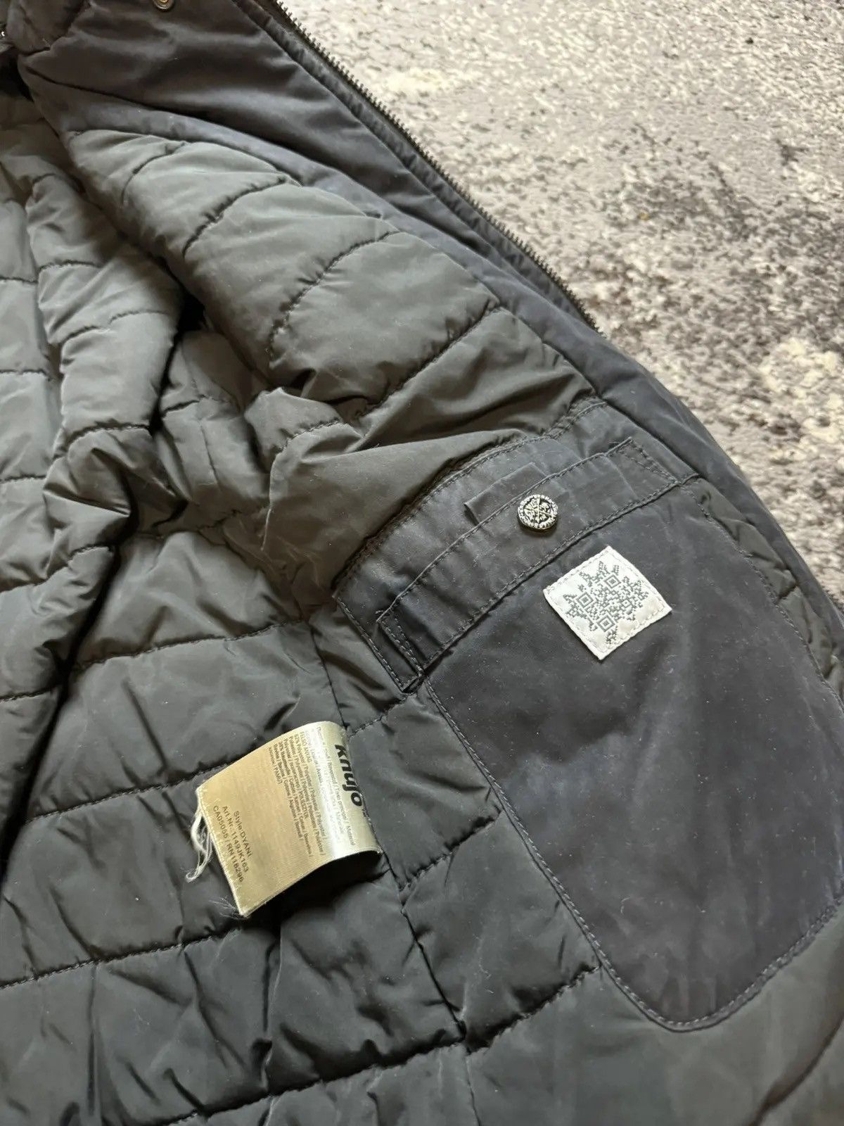 Vintage × khujo Vintage Y2K Khujo Asymmetrical Fur Hood Avantgarde Jacket Size US M / EU 48-50 / 2 - 8 Thumbnail