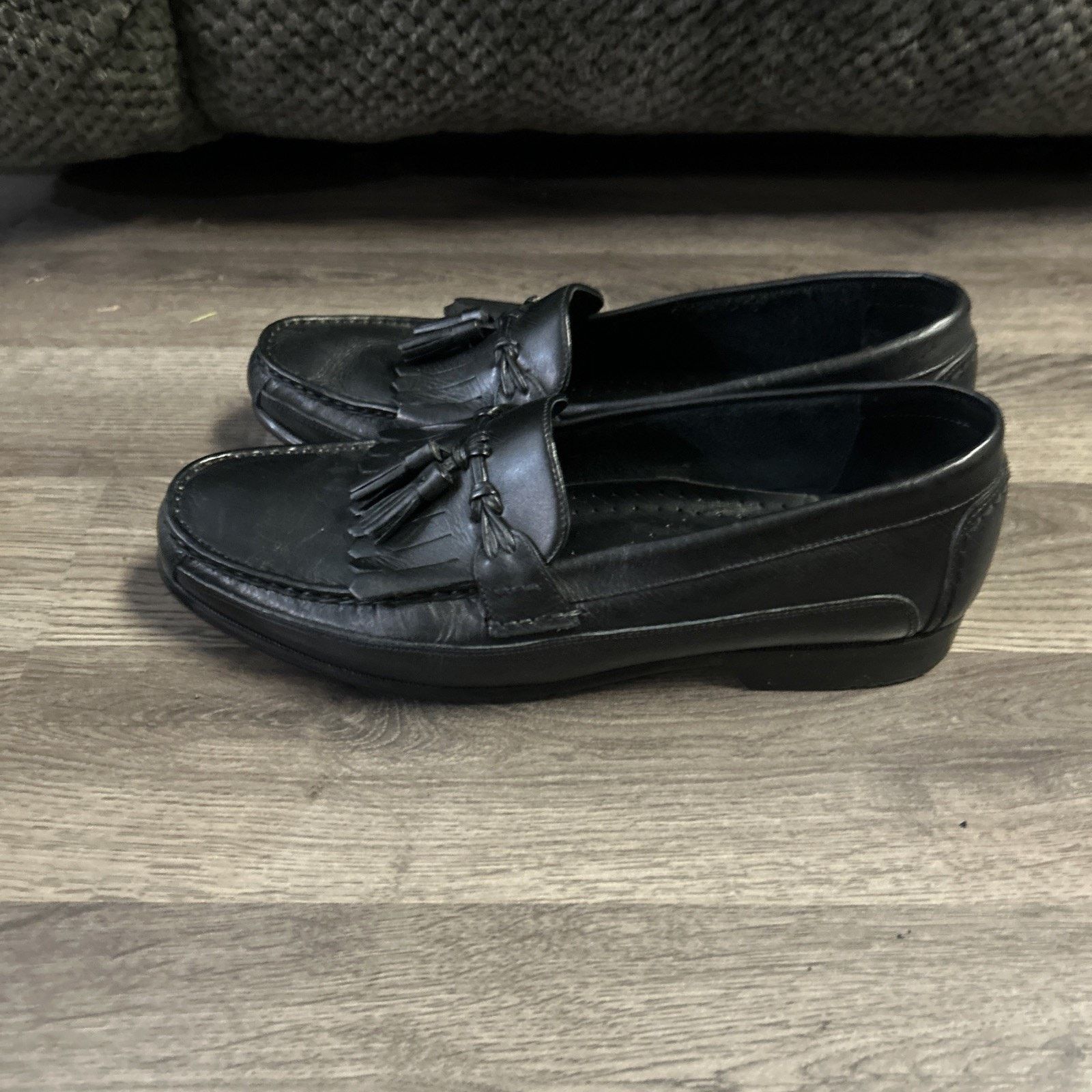 Bass Men’s Bass Loafers With Accent Black Edgewater Size 12 W/Box Size US 12 / EU 45 - 7 Thumbnail