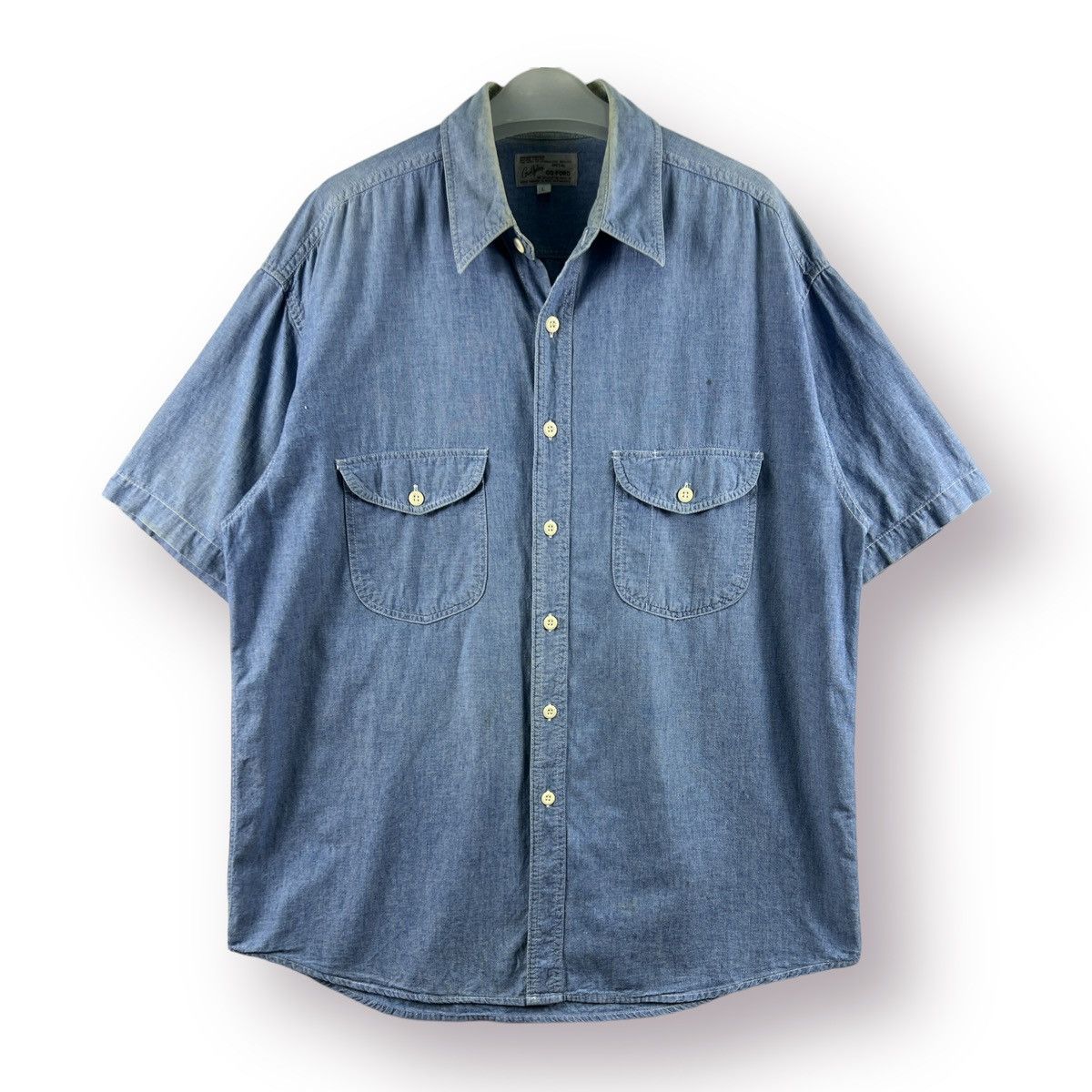 Ford × GQ 🔥 Chambrey JET FIGHTER AIR FORCE PILOT Shirt - L Size US L / EU 52-54 / 3 - 2 Thumbnail