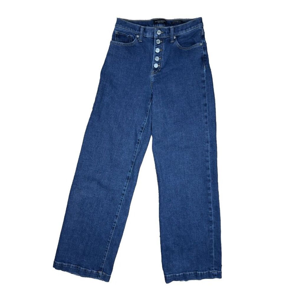 Banana Republic BANANA REPUBLIC Premium Denim Blue Button fly Jeans sz 27 L Size 27" / US 4 / IT 40 - 2 Thumbnail
