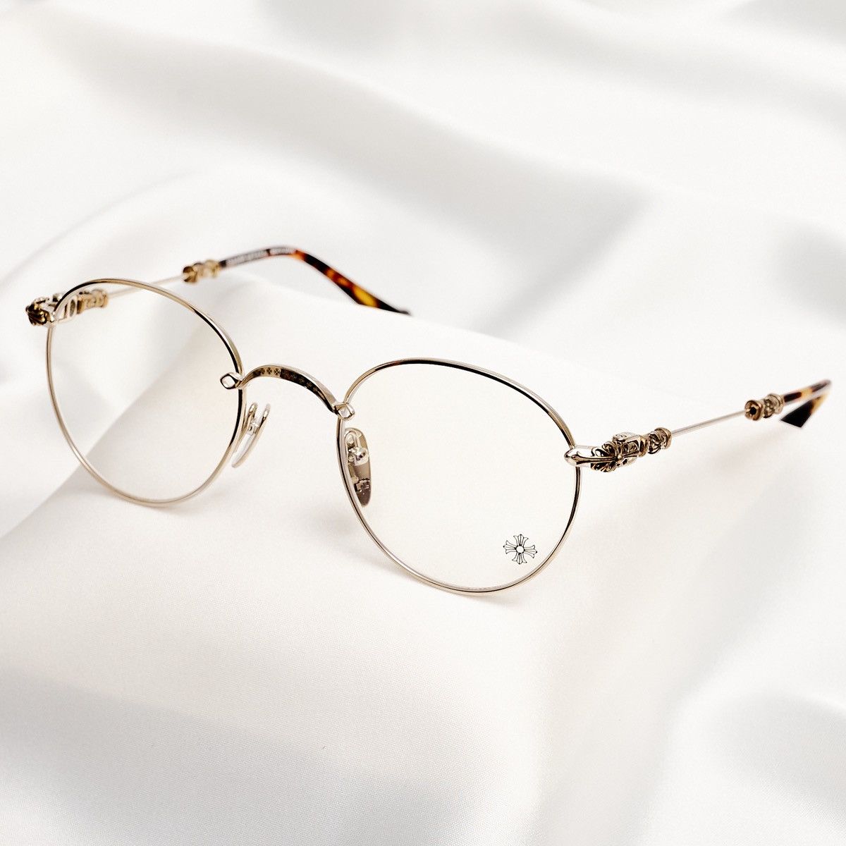 Chrome Hearts CHROME HEARTS BUBBA - A SHINY SILVER - PLASTIC GLASSES Size ONE SIZE - 2 Thumbnail