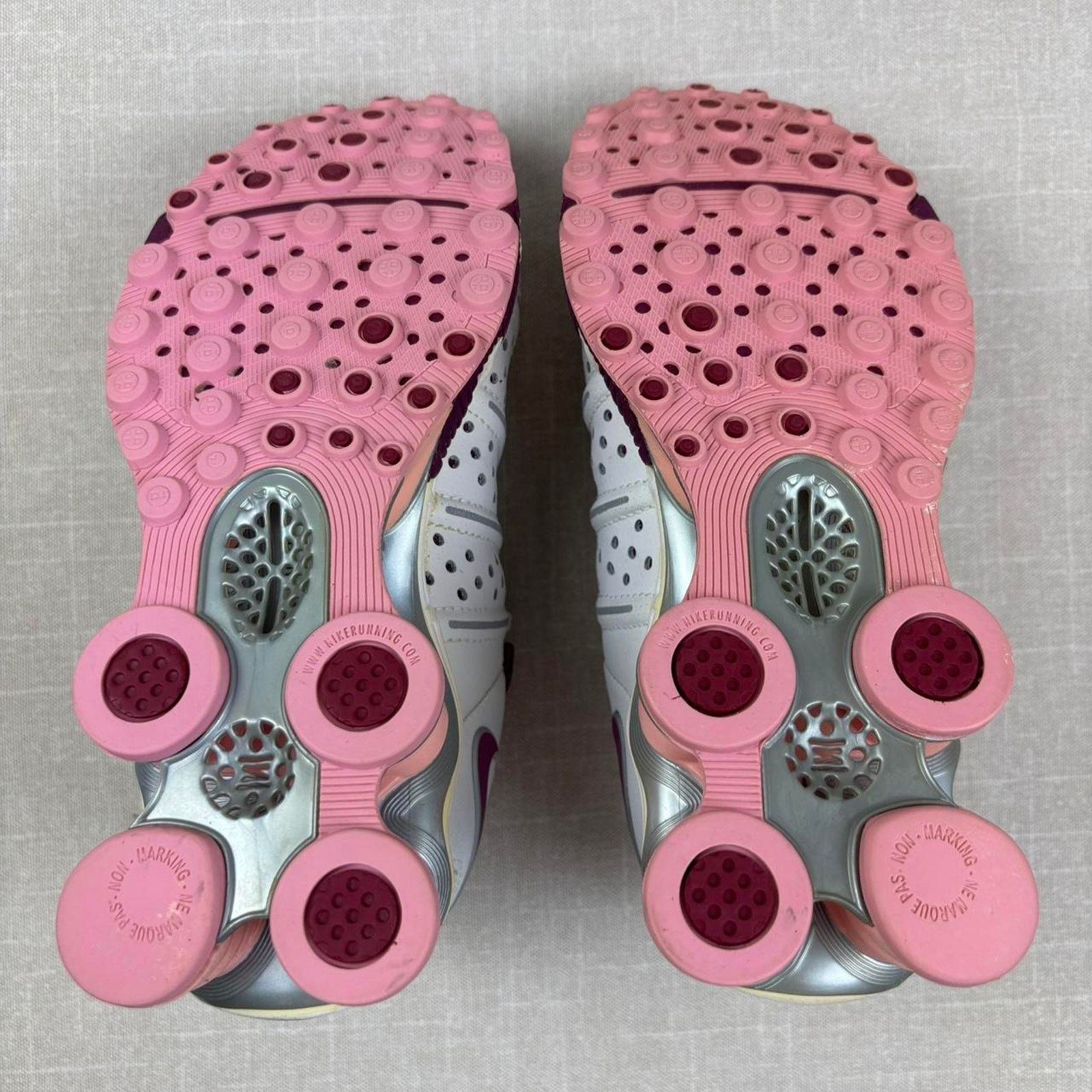 Nike 💝 2005 Nike Shox Cognescenti Lea “White Raspberry” 5.5W Size US 5.5 / IT 35.5 - 5 Thumbnail