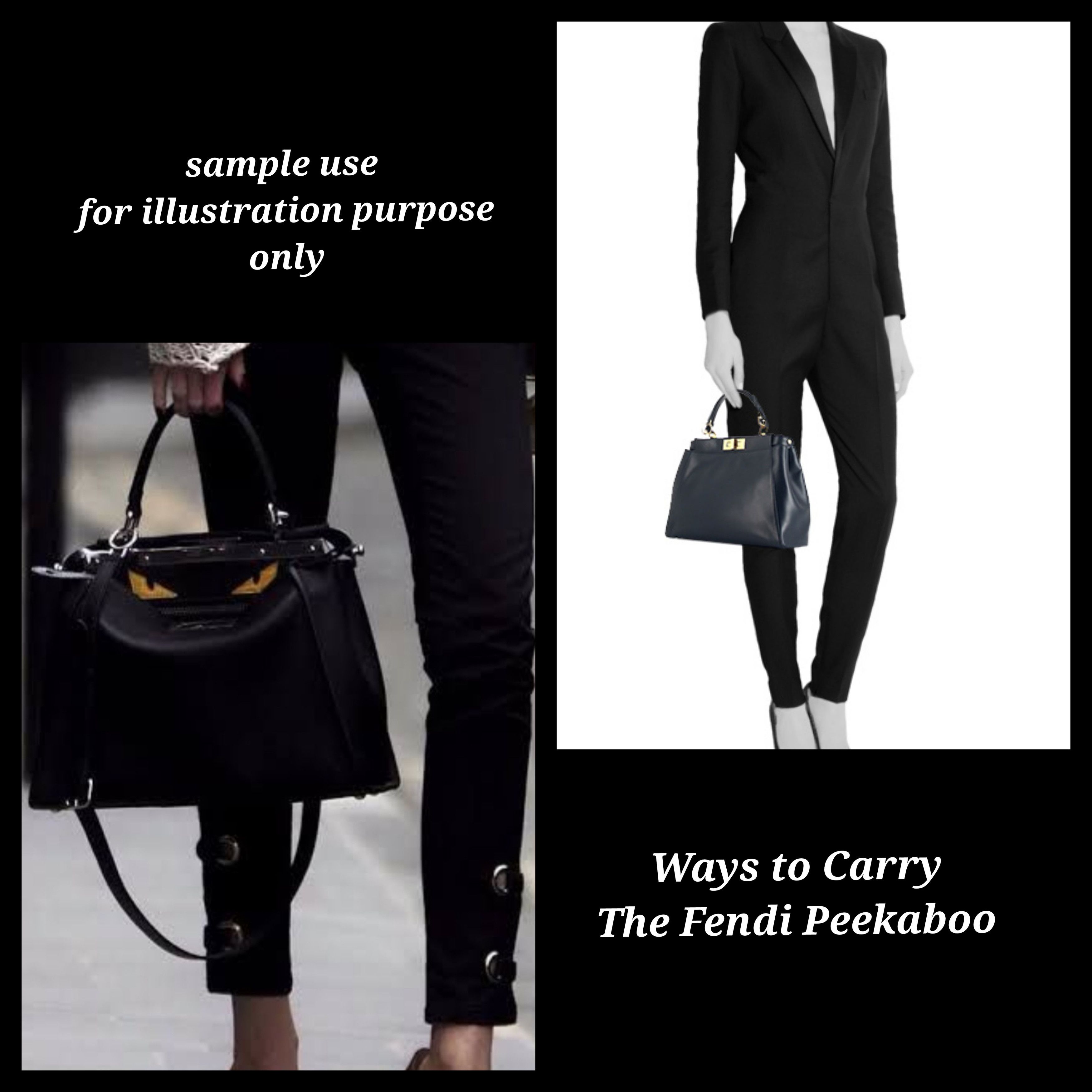 Fendi Fendi Peekaboo Monster Medium Bag Size ONE SIZE - 7 Thumbnail