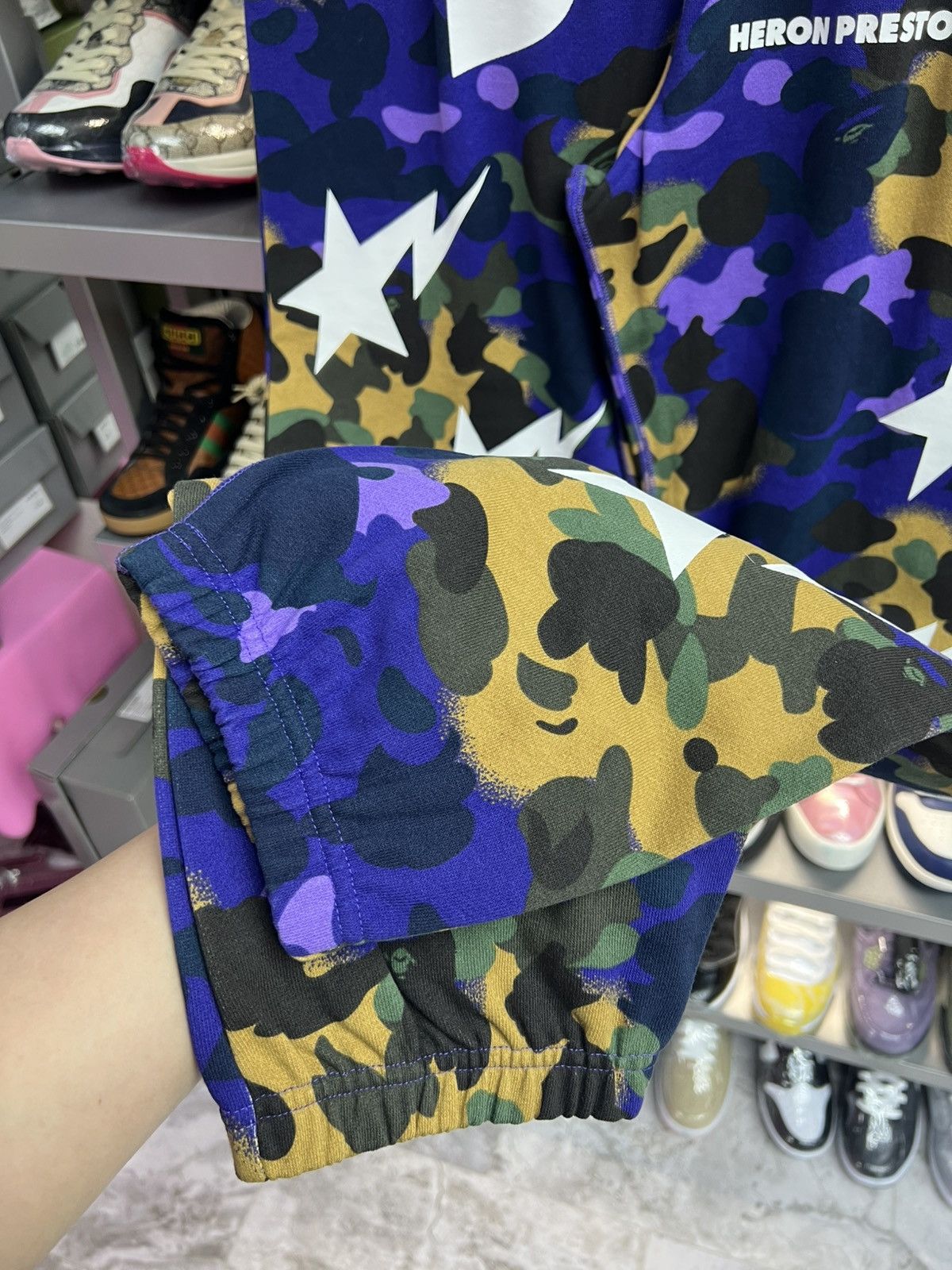 Bape Bape x Heron Preston SweatPants Size US 38 / EU 54 - 3 Thumbnail