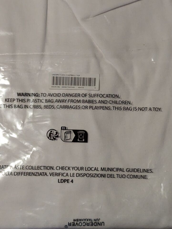 Supreme Supreme®/UNDERCOVER Football Top - White - Medium Size US M / EU 48-50 / 2 - 6 Thumbnail