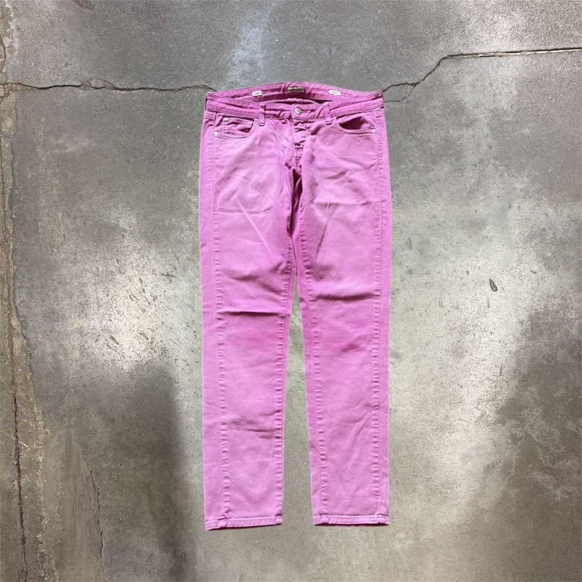 Vintage Vintage Y2K Miss Sixty Baggy Pink Pants Skater Distressed 31 Size 31" - 1 Thumbnail